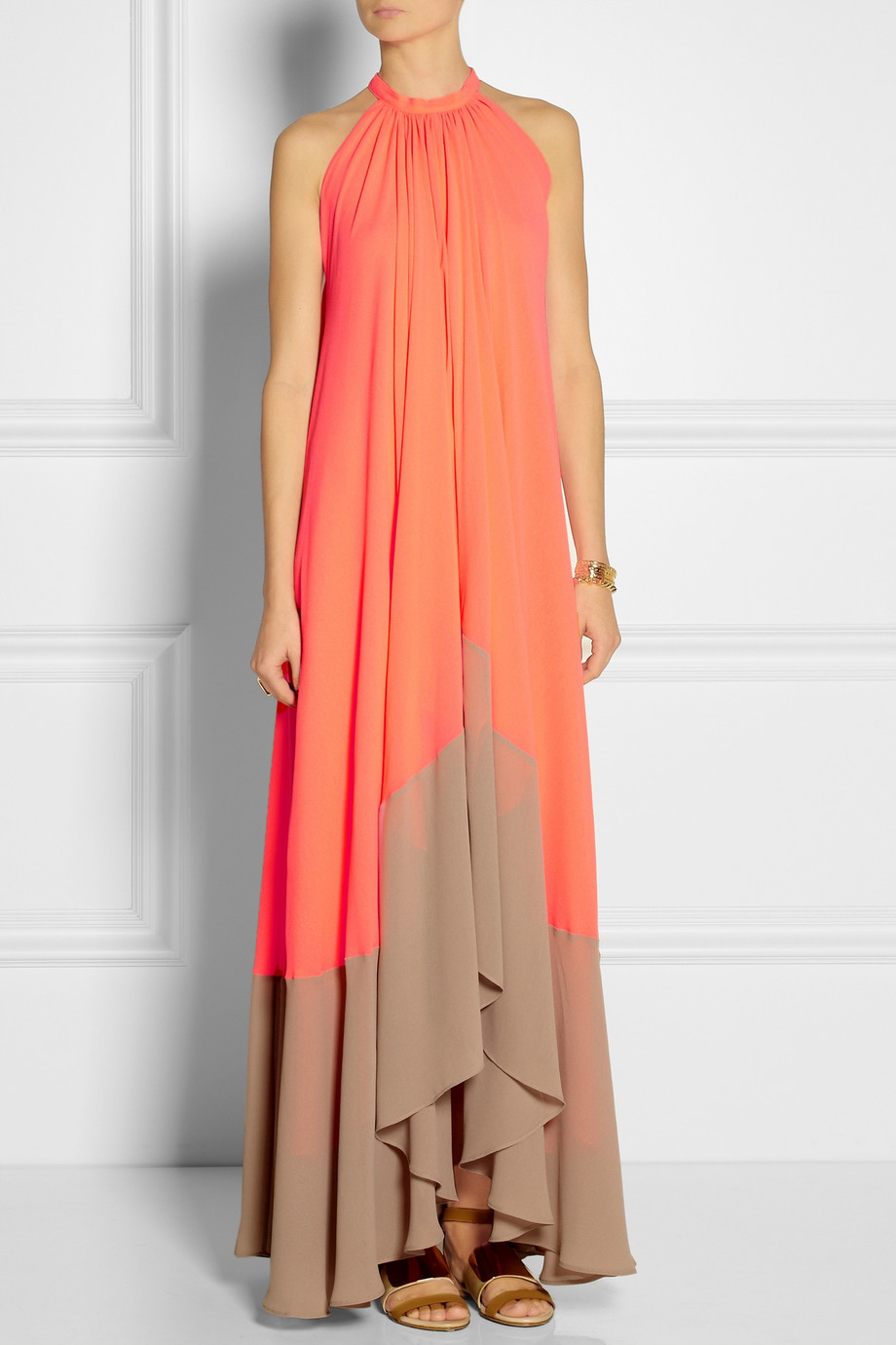 Saloni orange dress Clearance