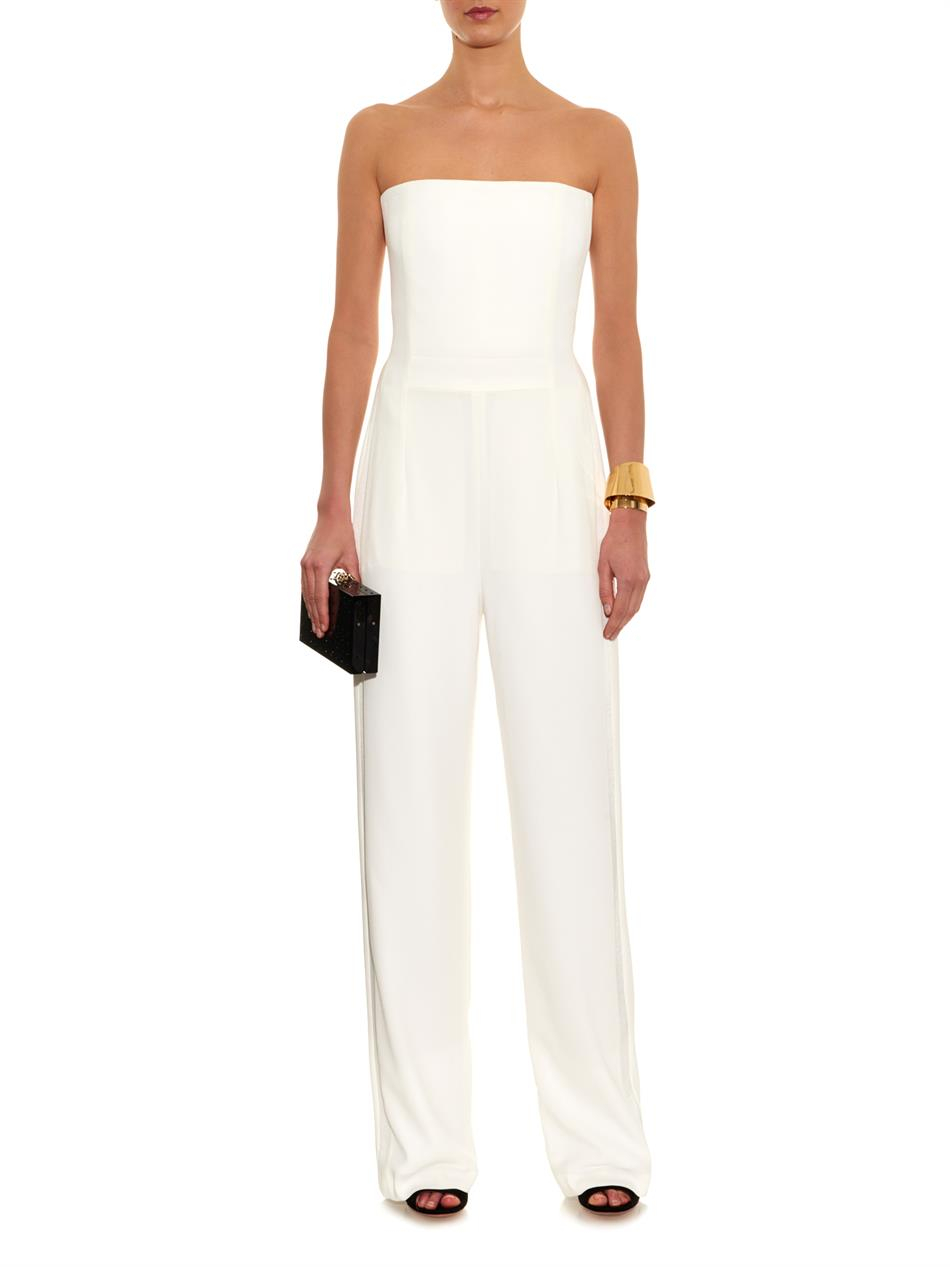 galvan white jumpsuit