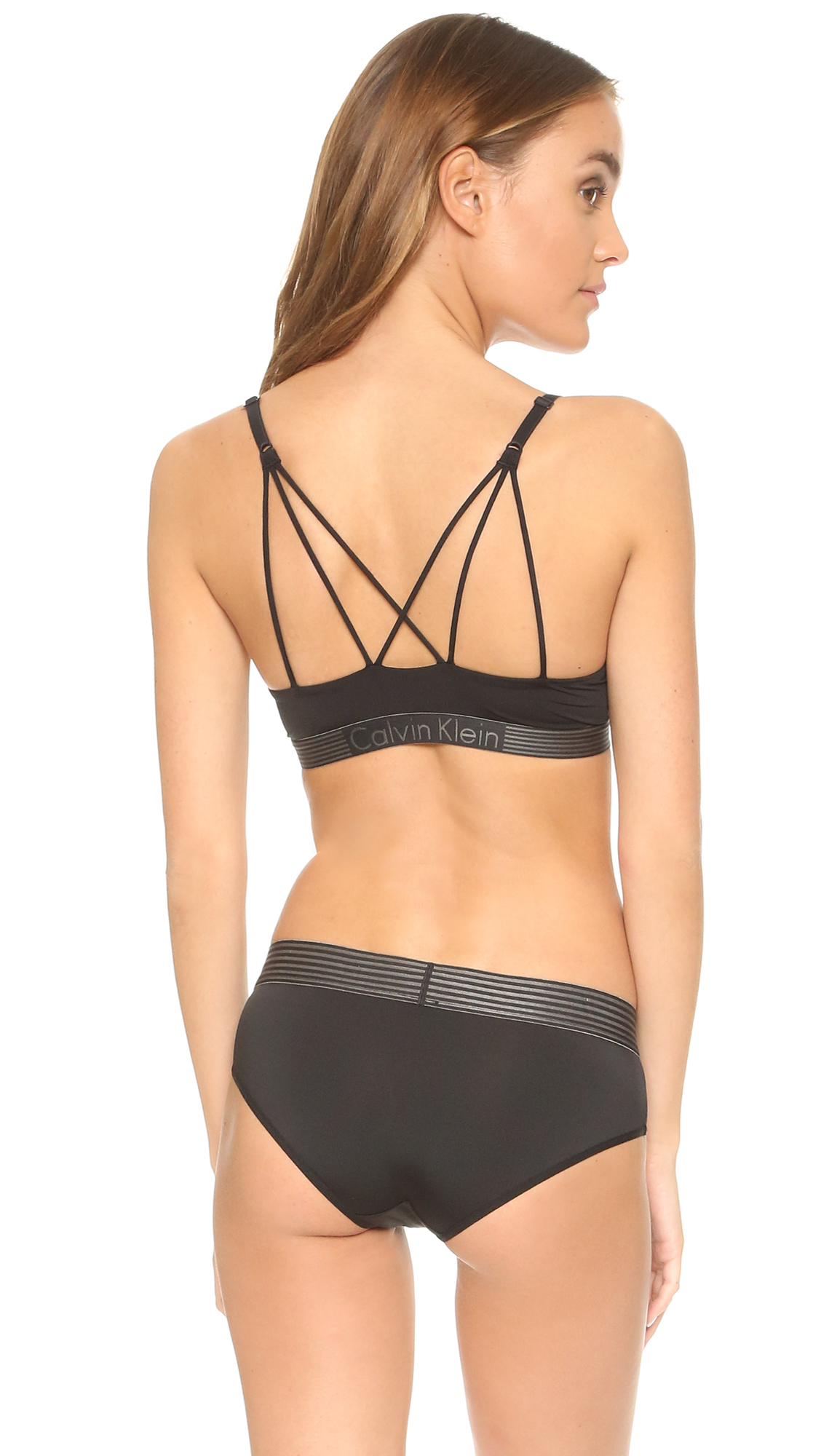 calvin klein cross back bra