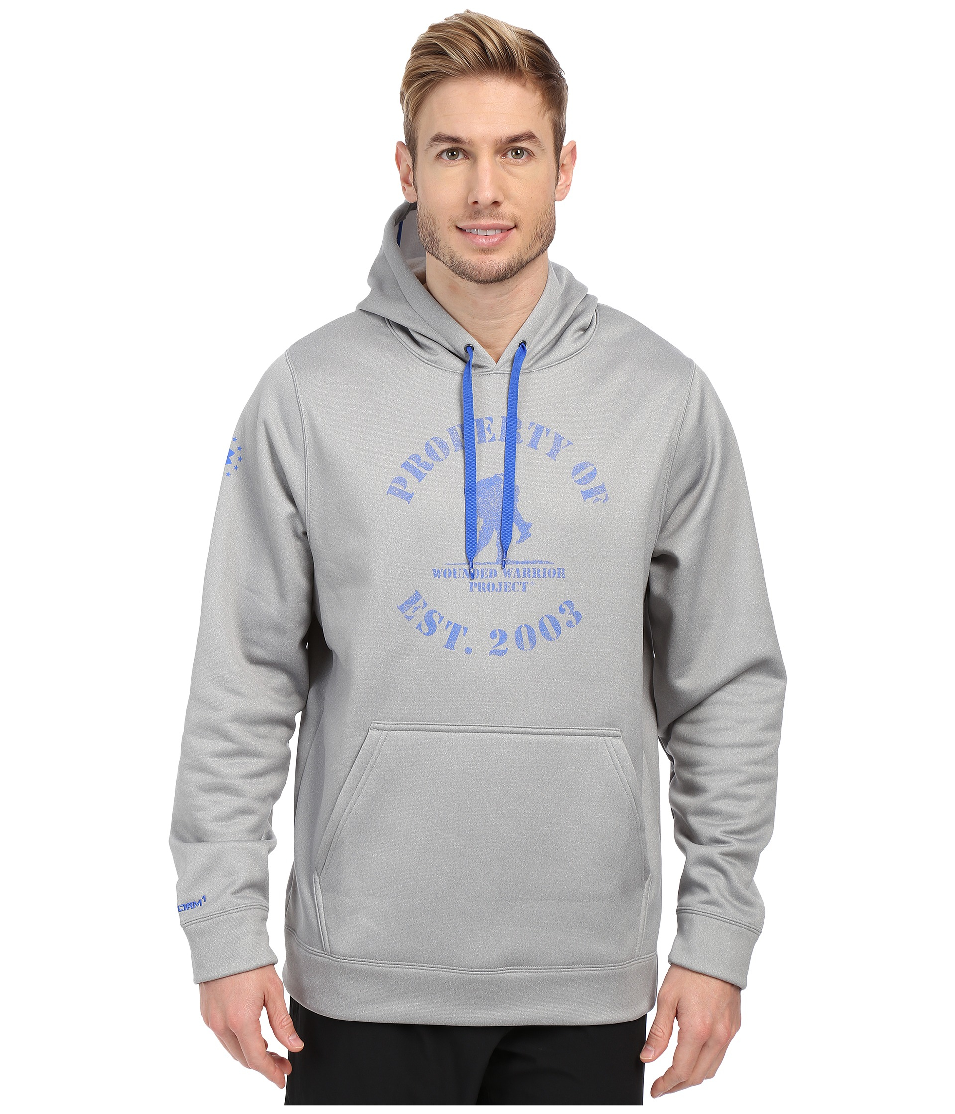 Under Armour Ua Wounded Warrior Project Property Of Hoodie in Gray for ...