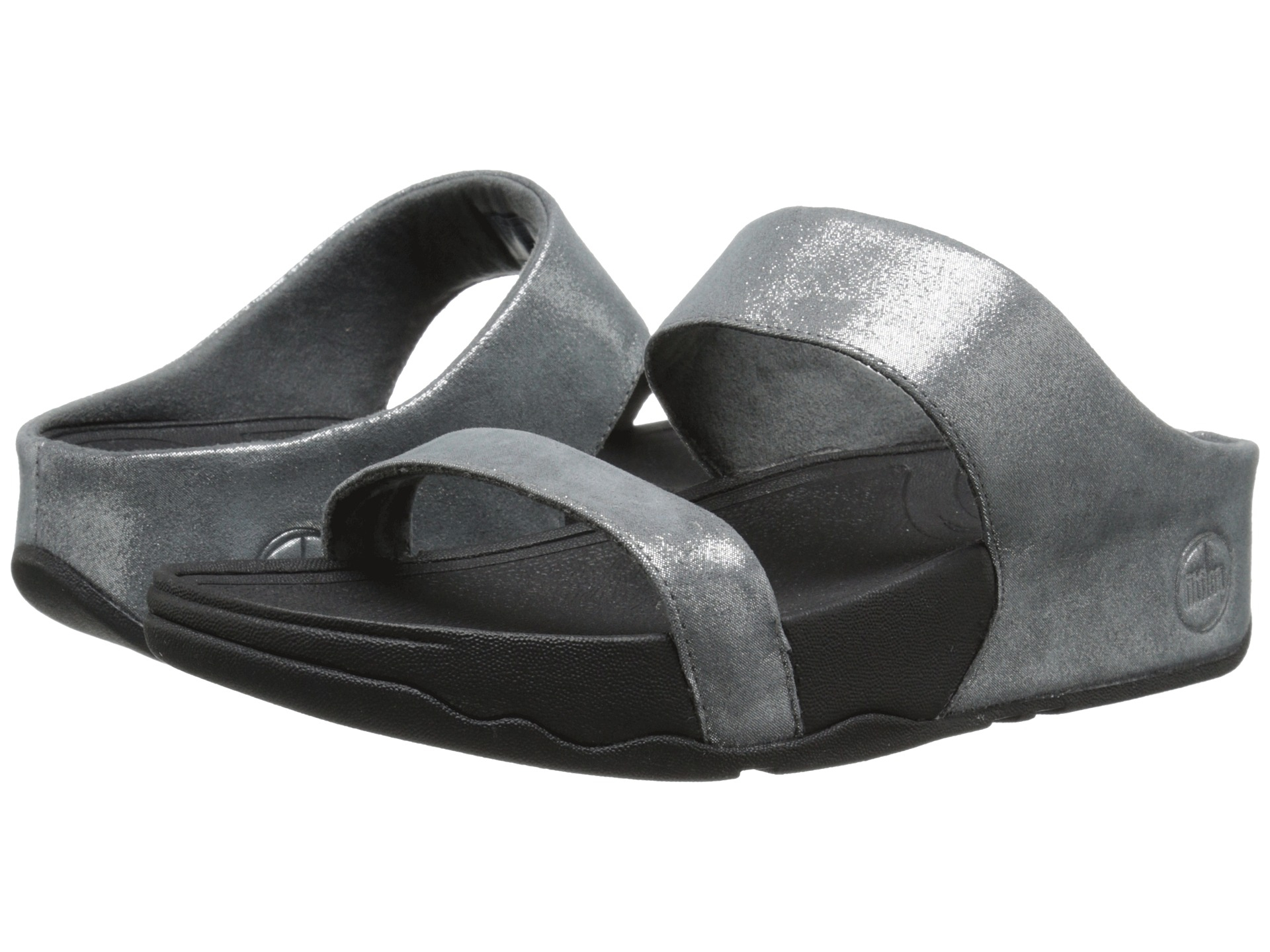 lulu slide pewter fitflop lulu slide pewter fitflop
