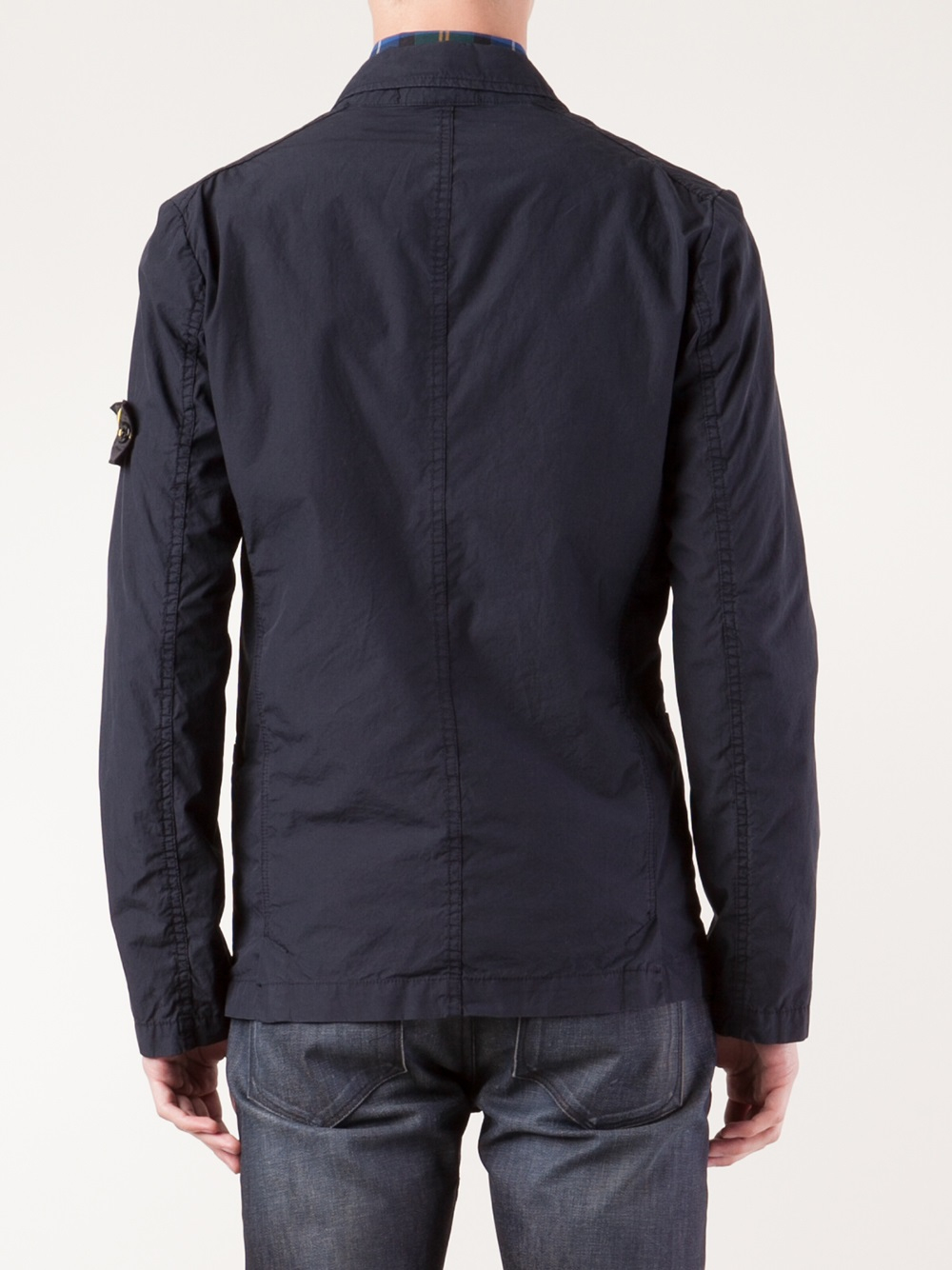 stone island blazer jacket