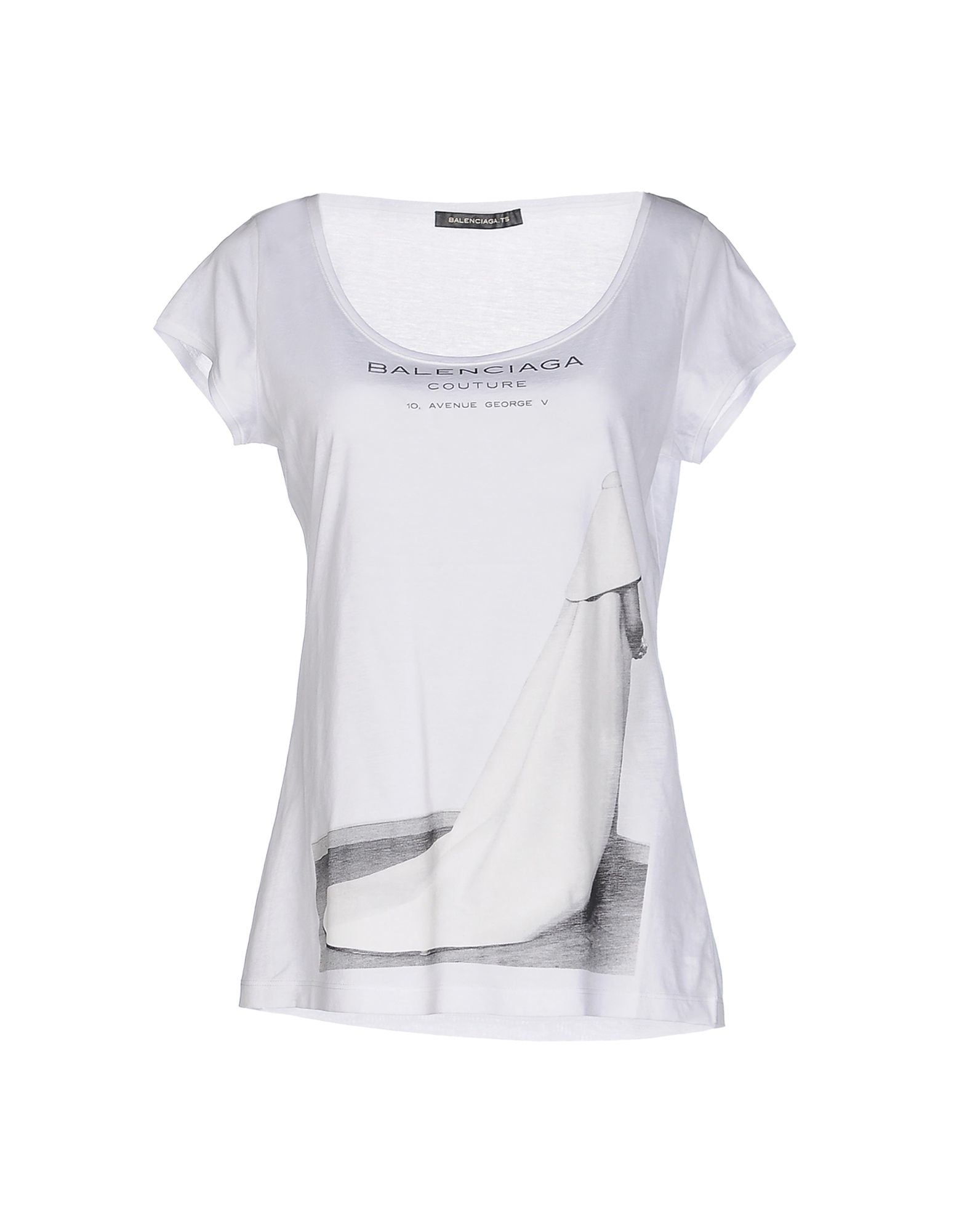 Lyst - Balenciaga T-shirt in White
