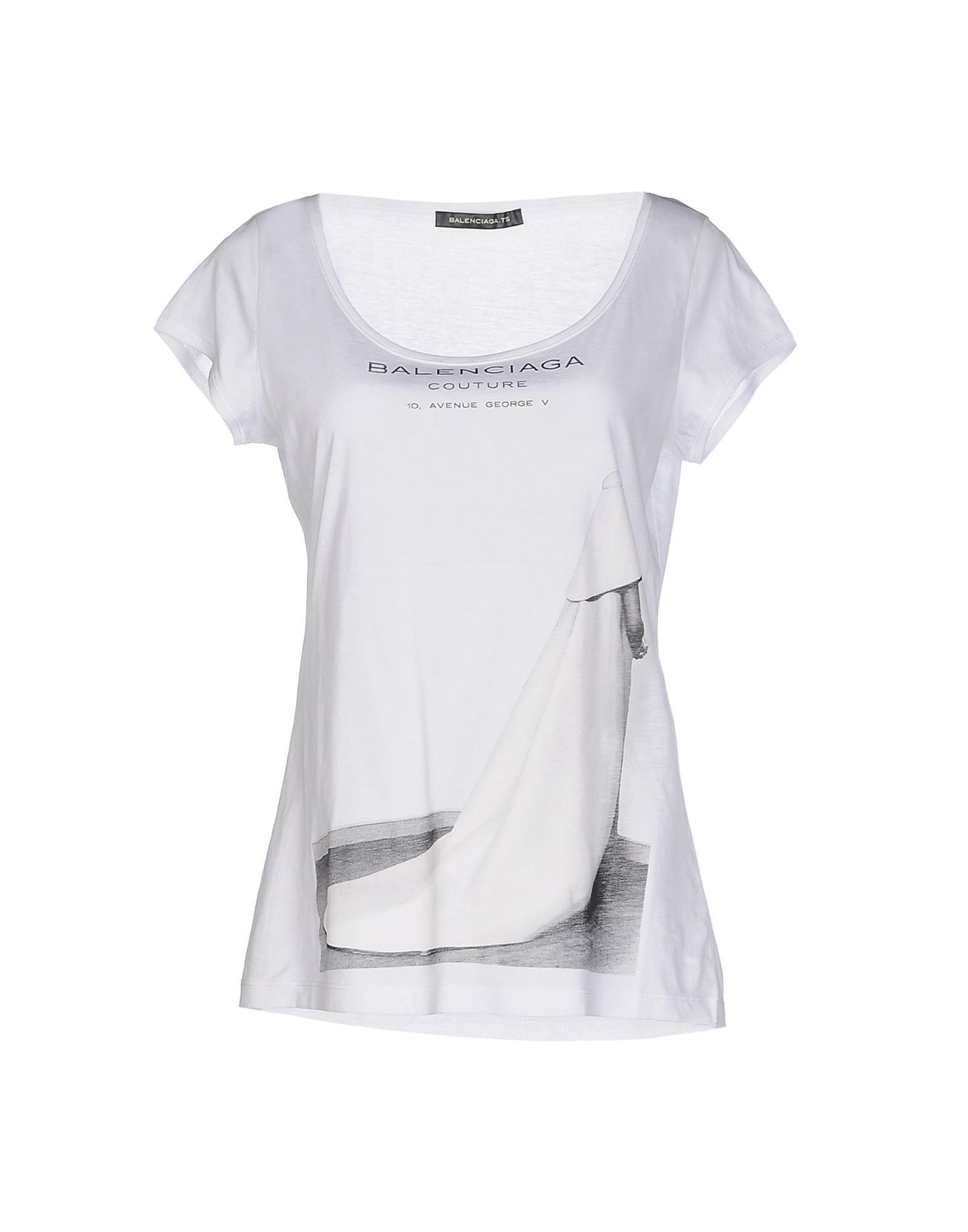 balenciaga tshirt white
