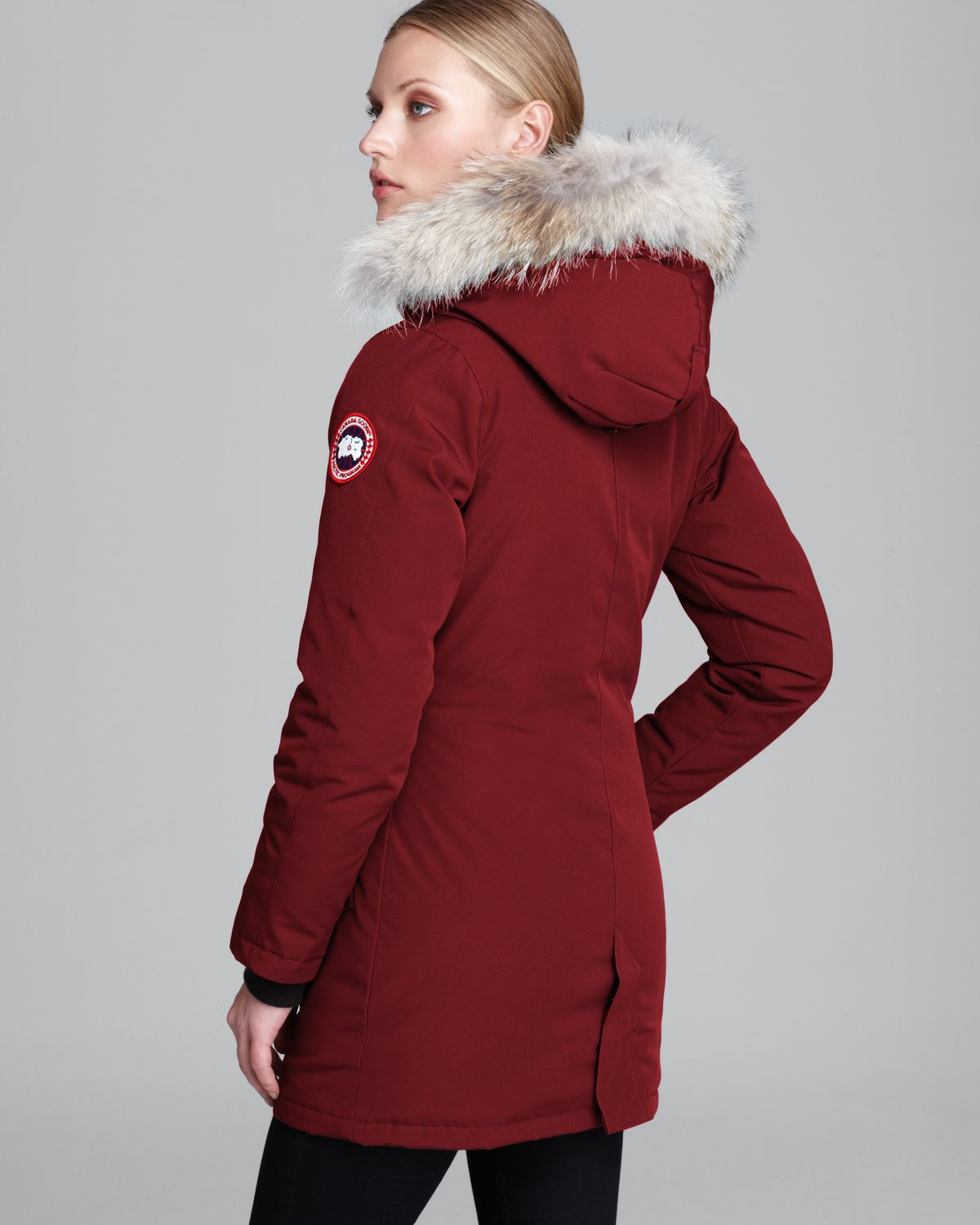 Canada Goose jackets outlet discounts - Canada goose Victoria Parka in Purple (BORDEAUX) | Lyst