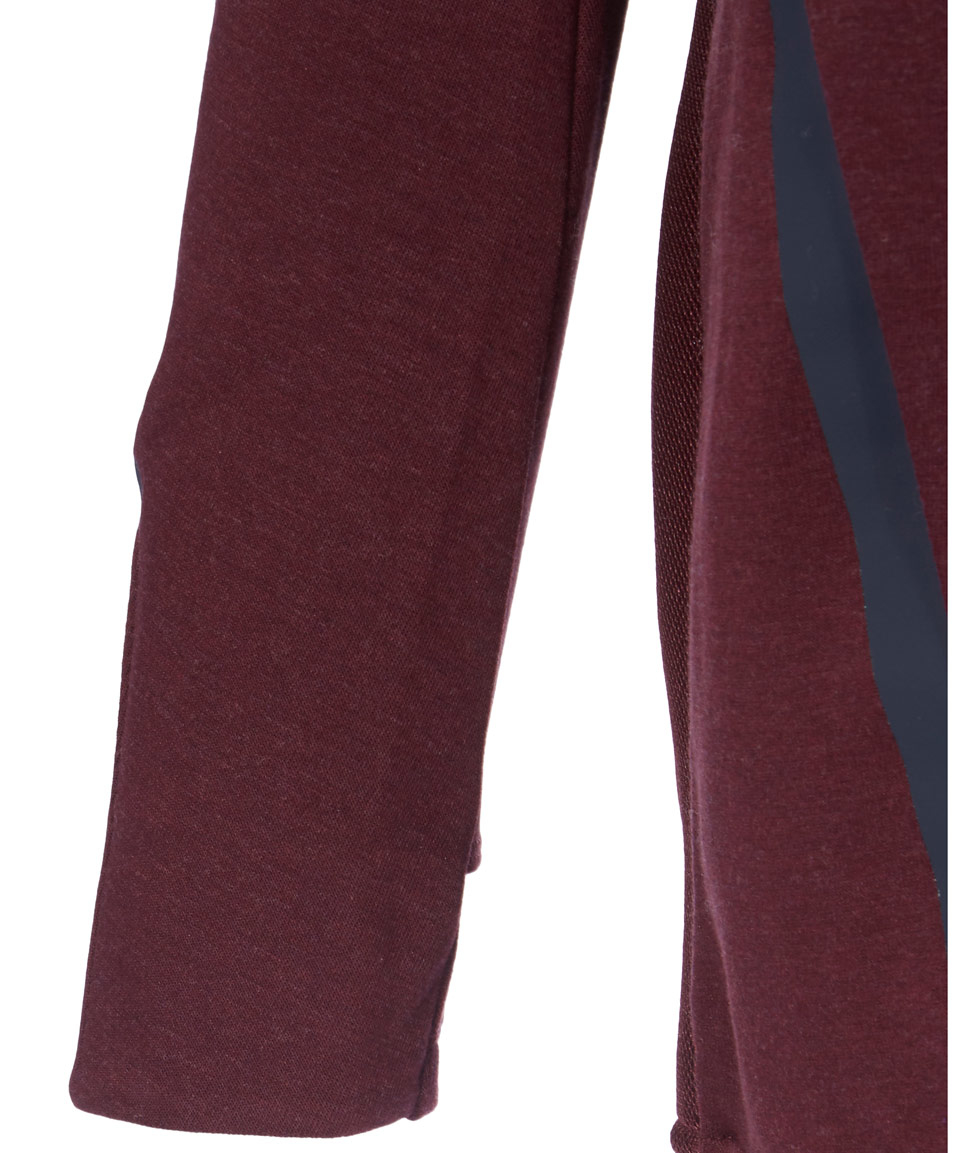 nike tech fleece burgundy pants