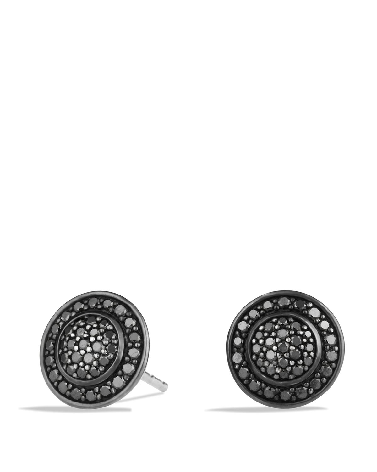 Lyst David Yurman Cerise Mini Earrings With Black Diamonds In Gallery