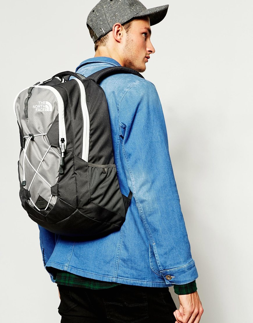 north face grey jester backpack