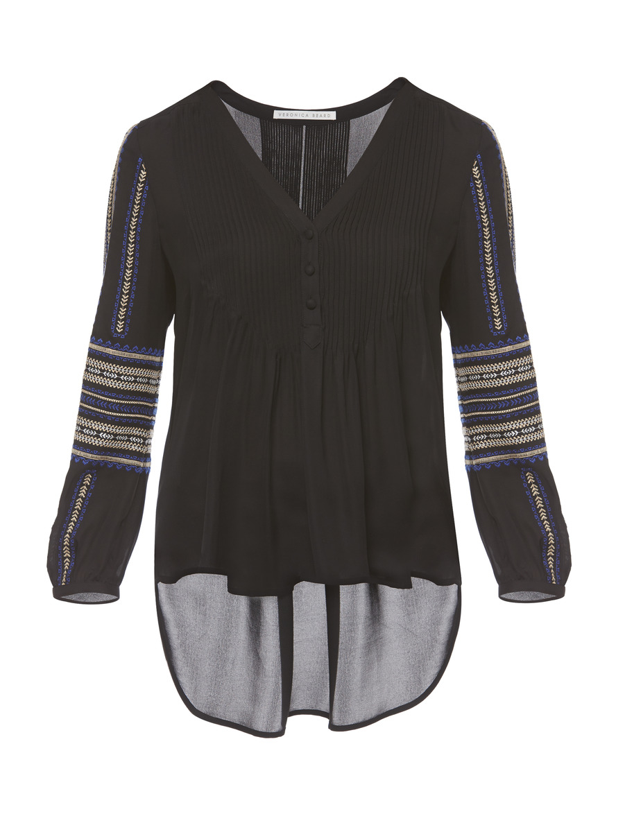 black boho shirt