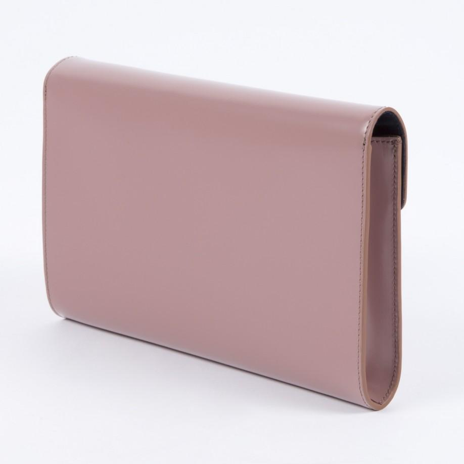 dusty pink clutch