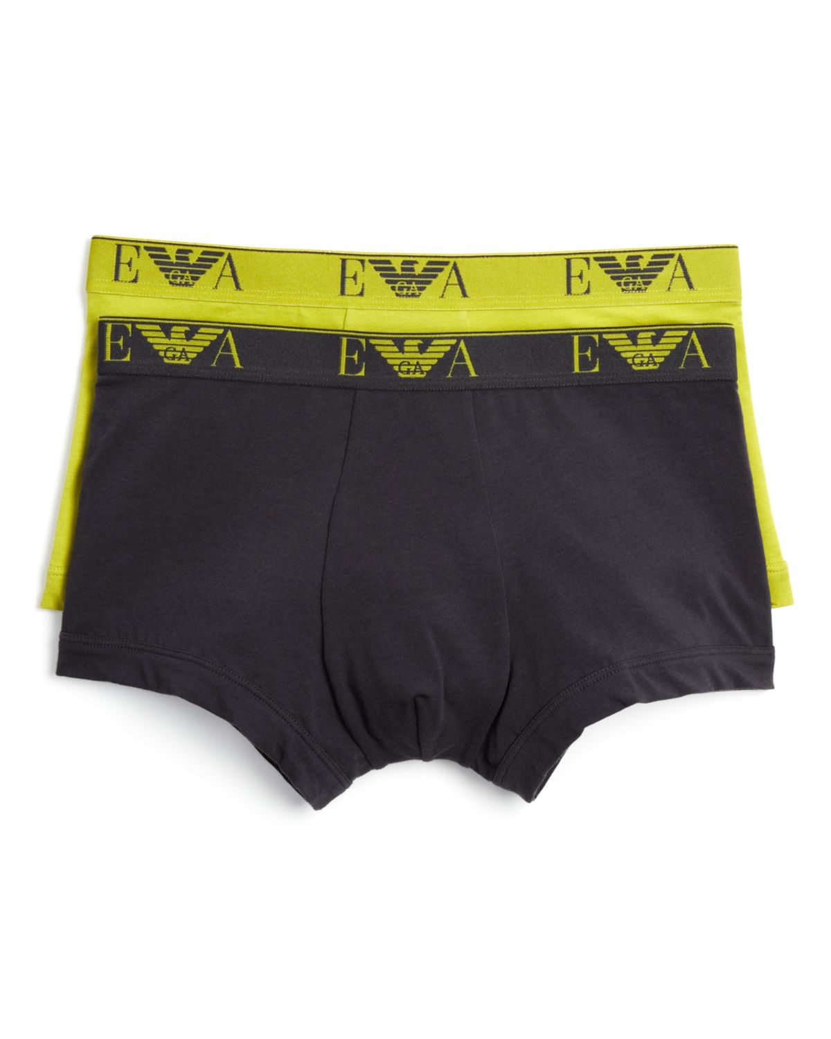 Lyst Emporio Armani Stretch Cotton Boxer Briefs, Pack Of 2 in Gray