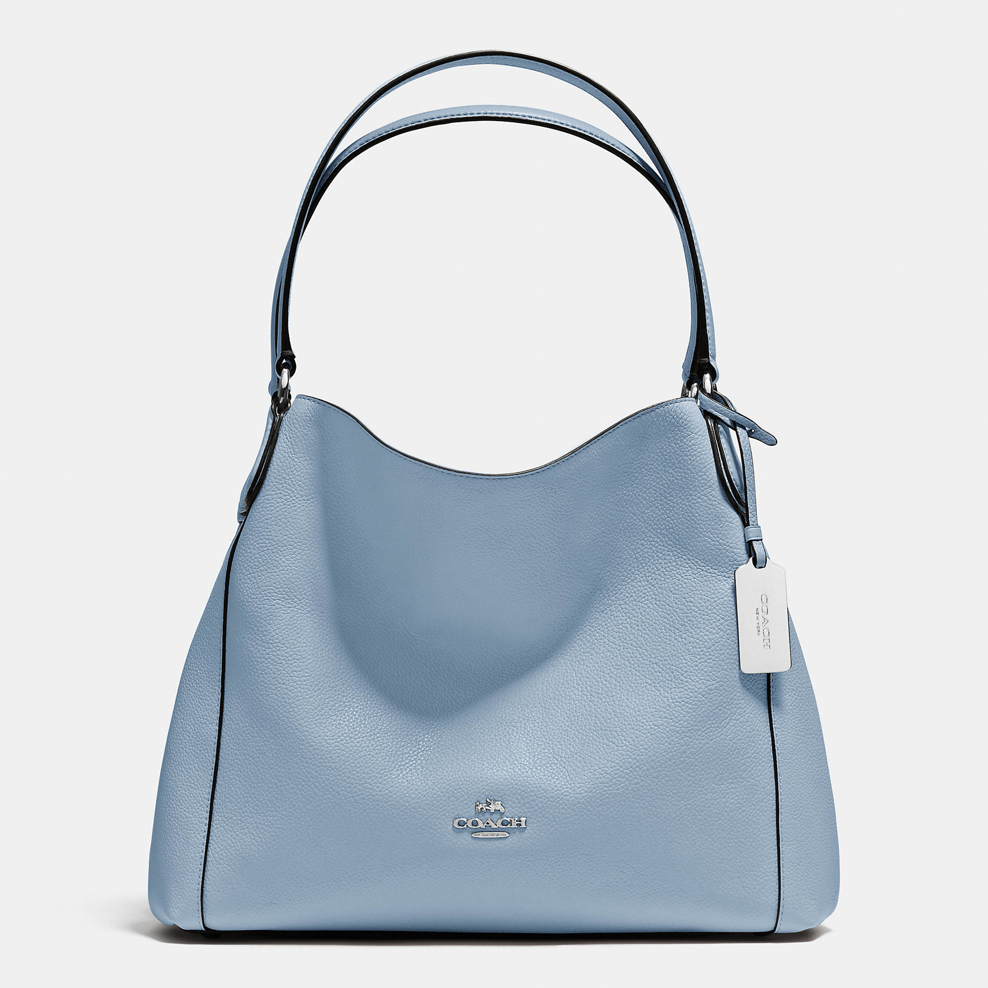 Lyst - Coach Edie Shoulder Bag 31 In Refined Pebble Leather in Blue