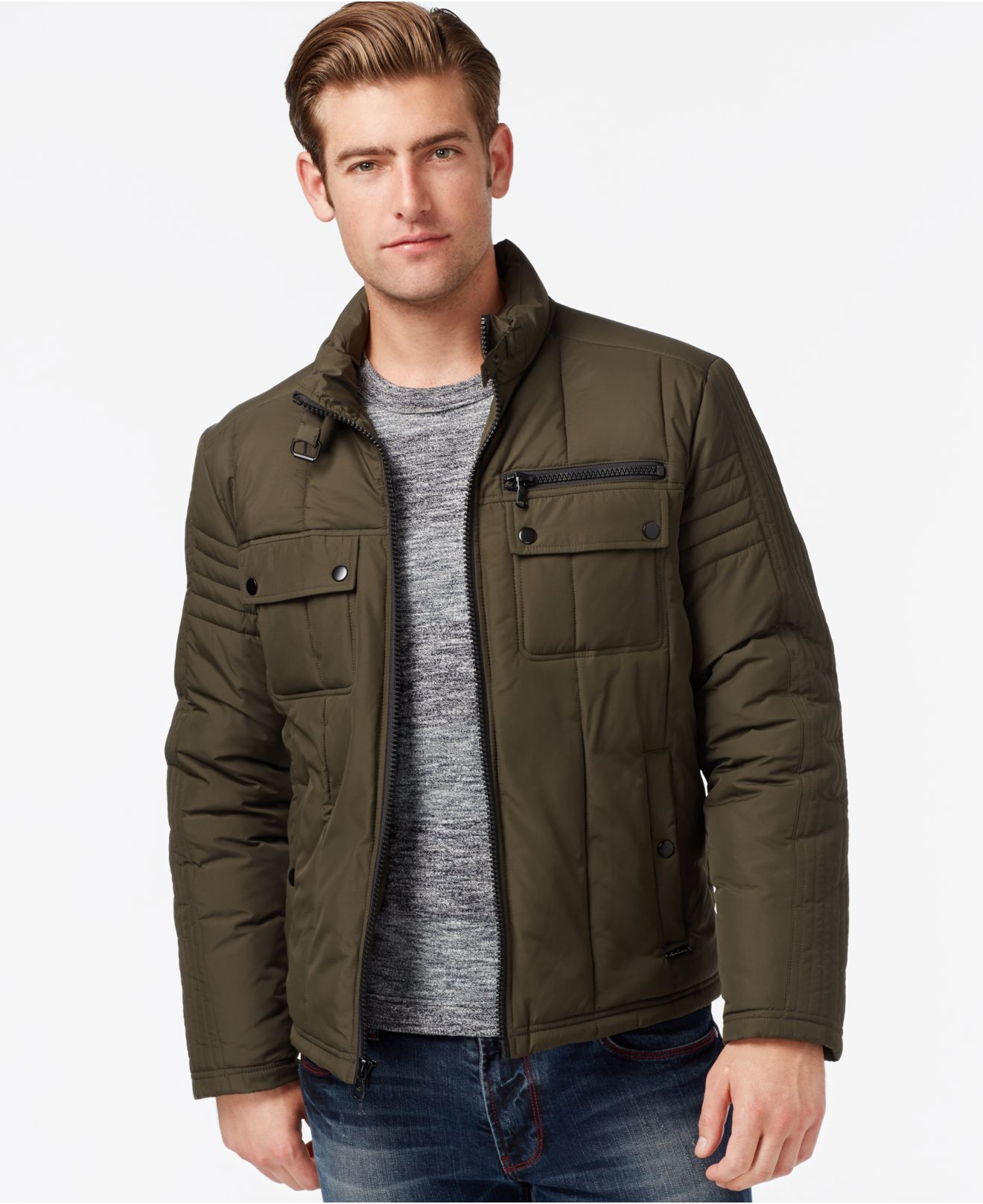 Kenneth cole green jacket Clearance