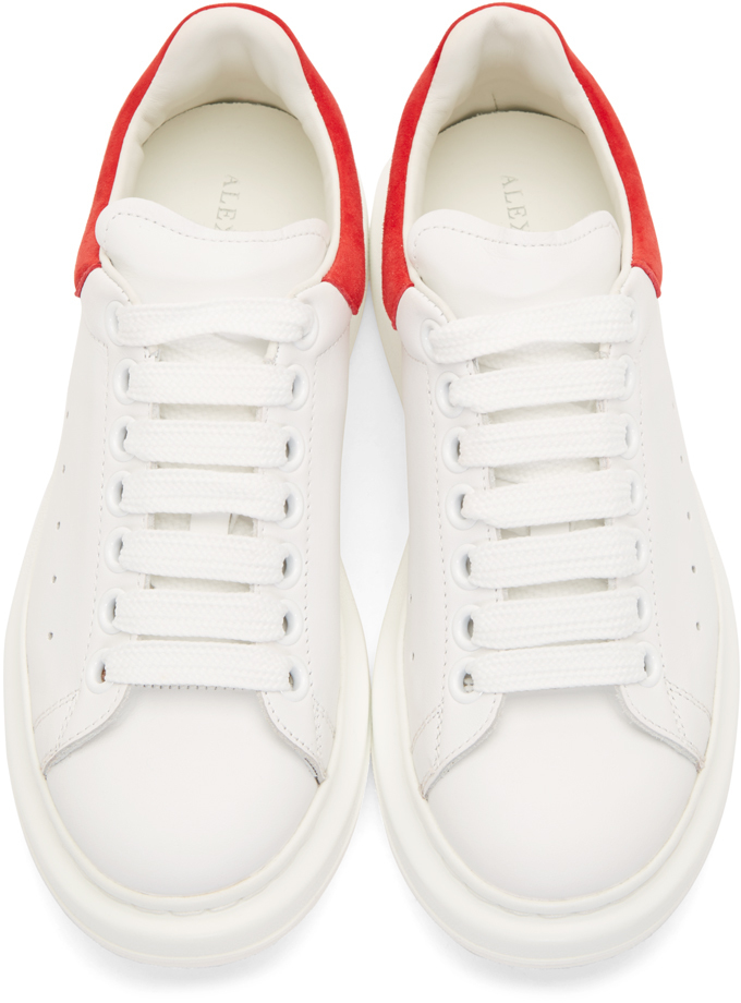 red and white alexander mcqueen's