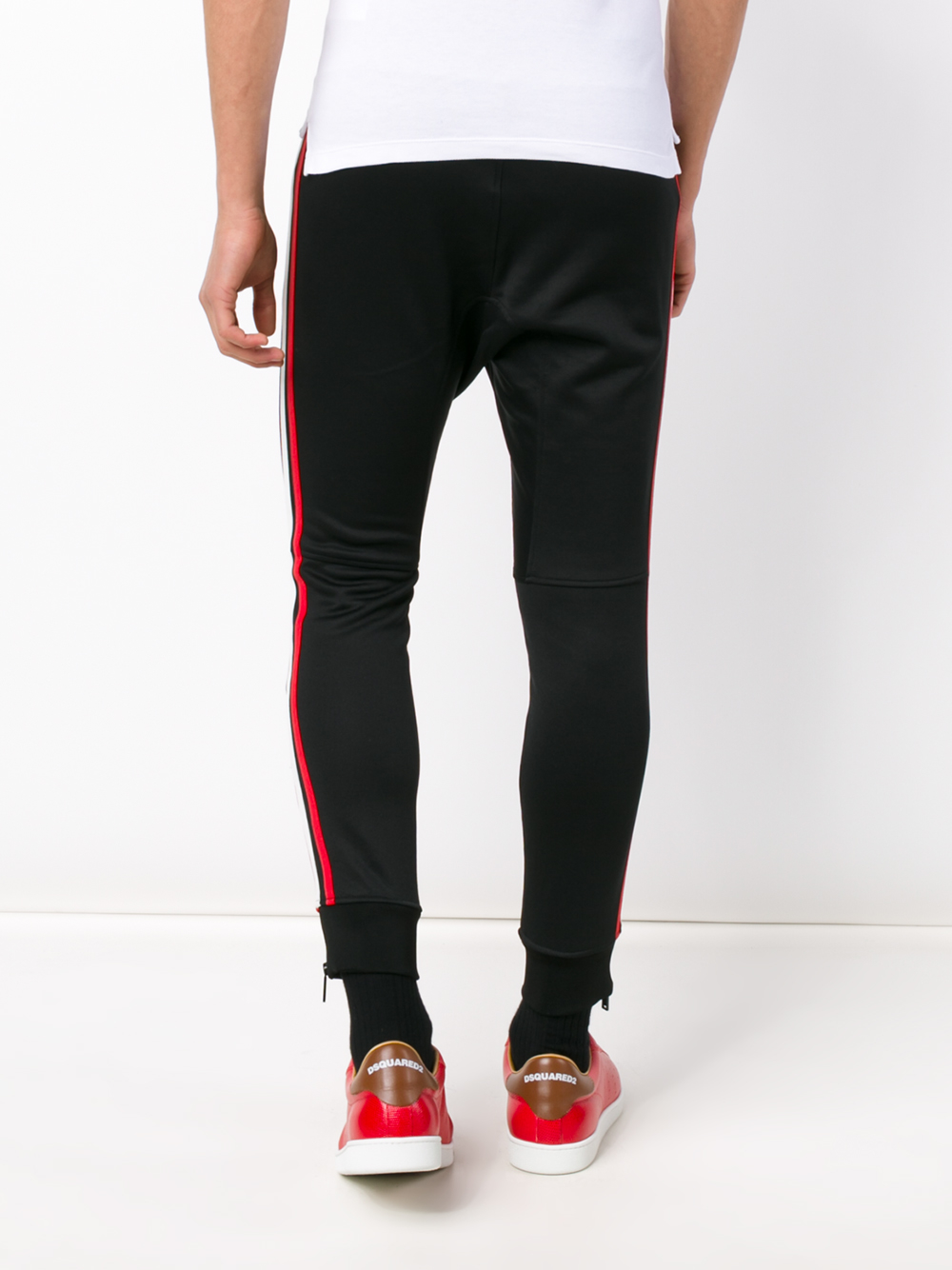 black striped joggers