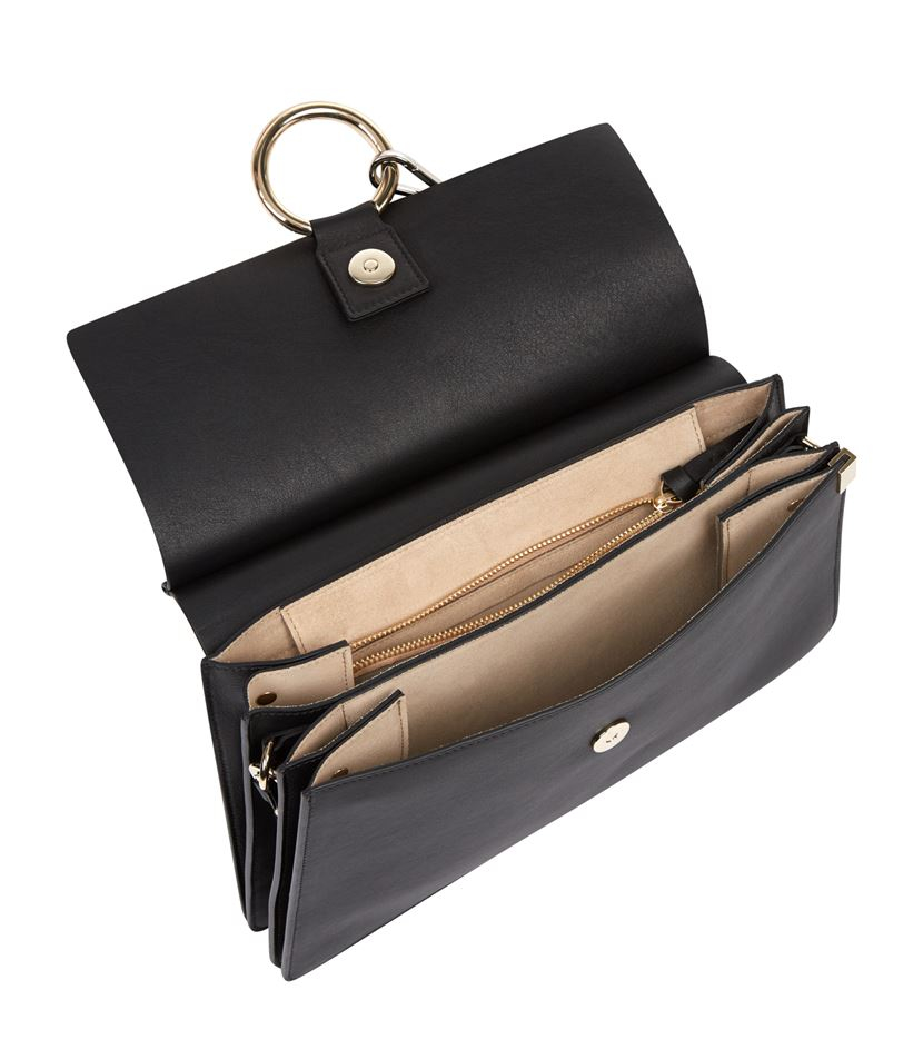 chloe best replica - Chlo Medium Faye Leather And Suede Shoulder Bag in Black | Lyst
