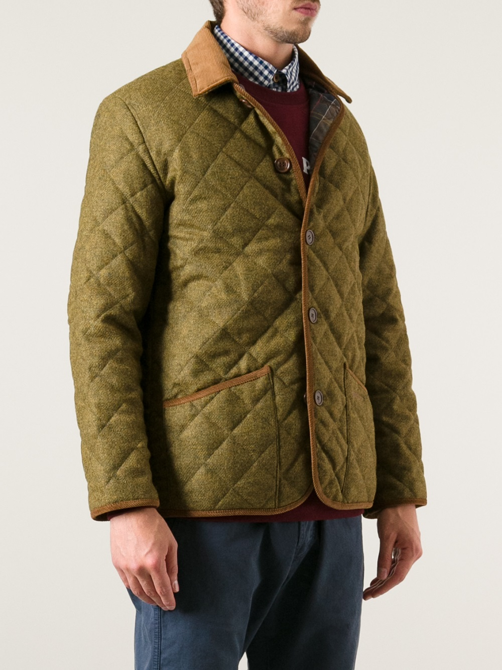 Barbour Quilted Jacket in Brown 