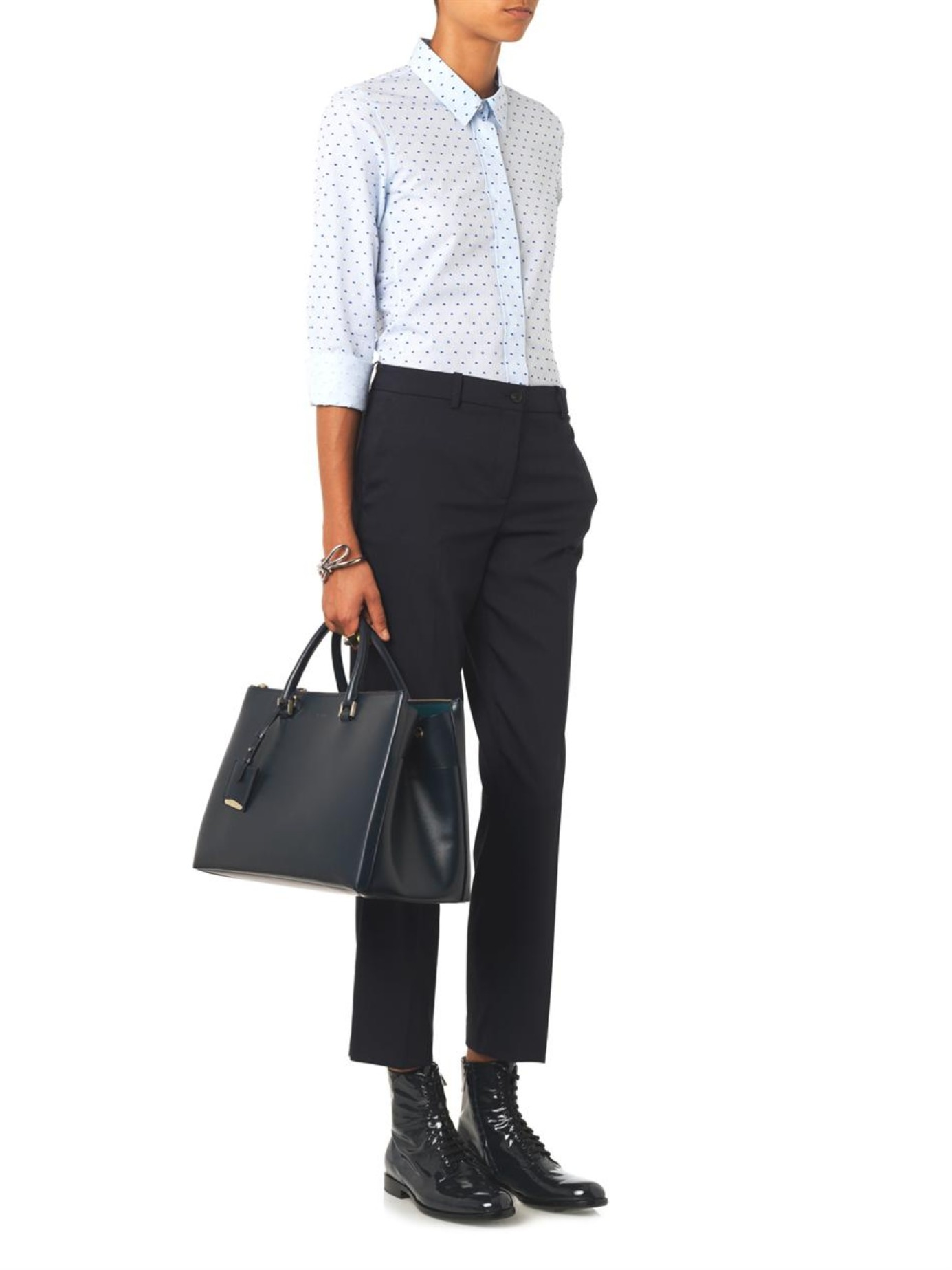 jil sander navy ankle boots