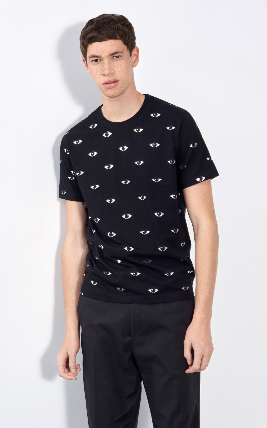 KENZO Eyes T-shirt in White for | Lyst