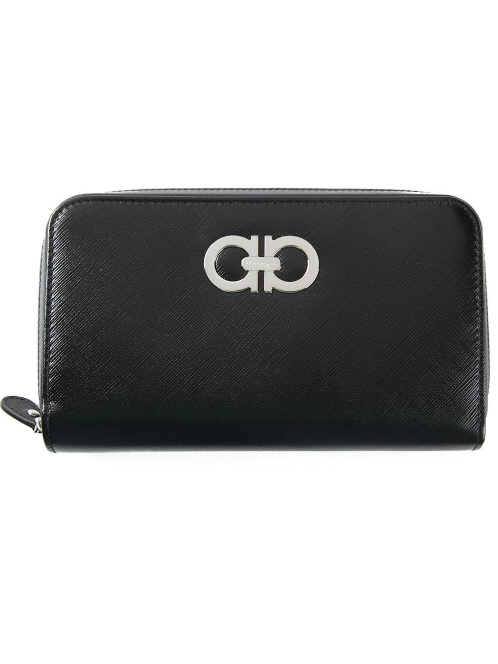 gancini zip around wallet