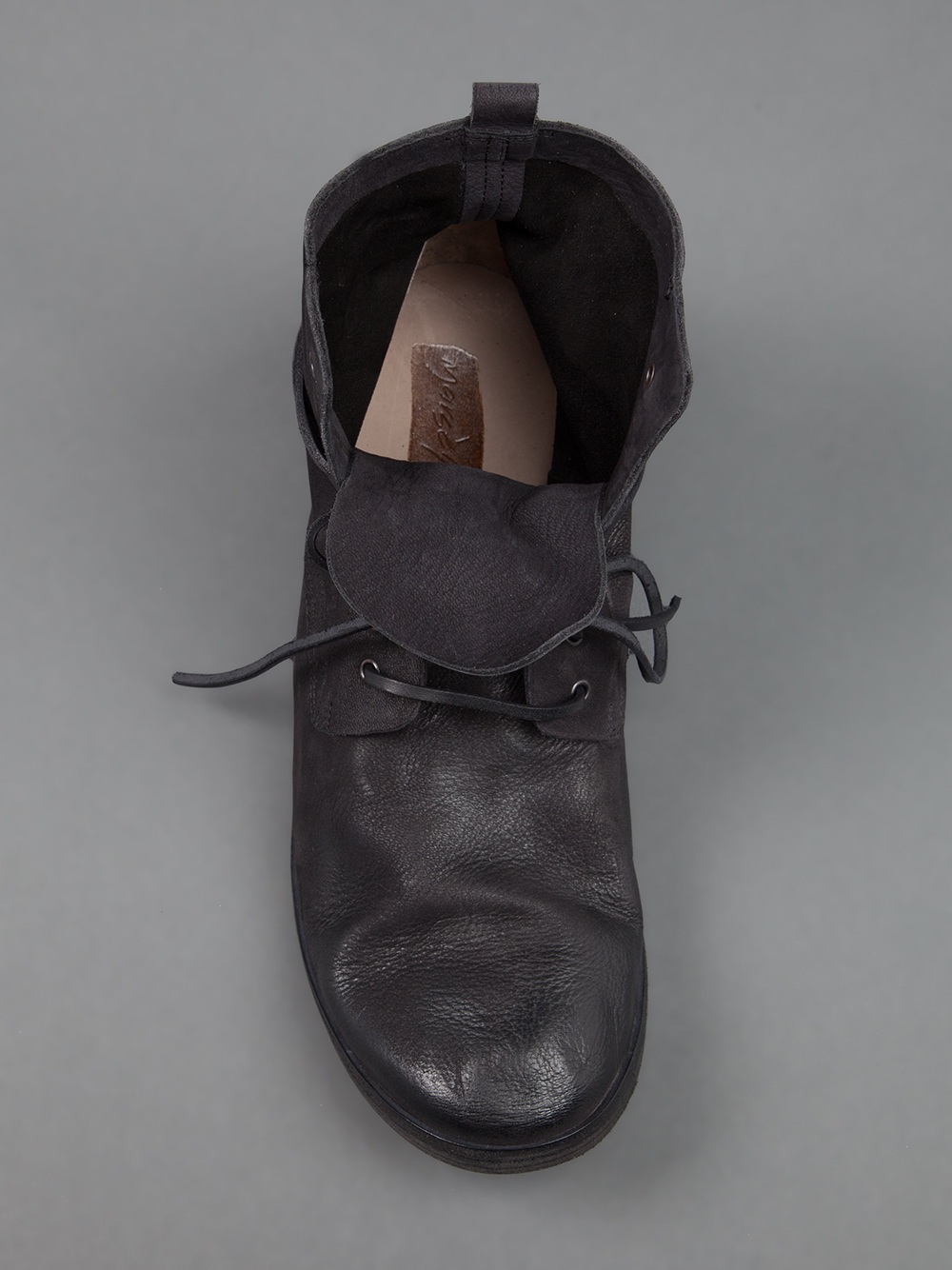 distressed ankle boots