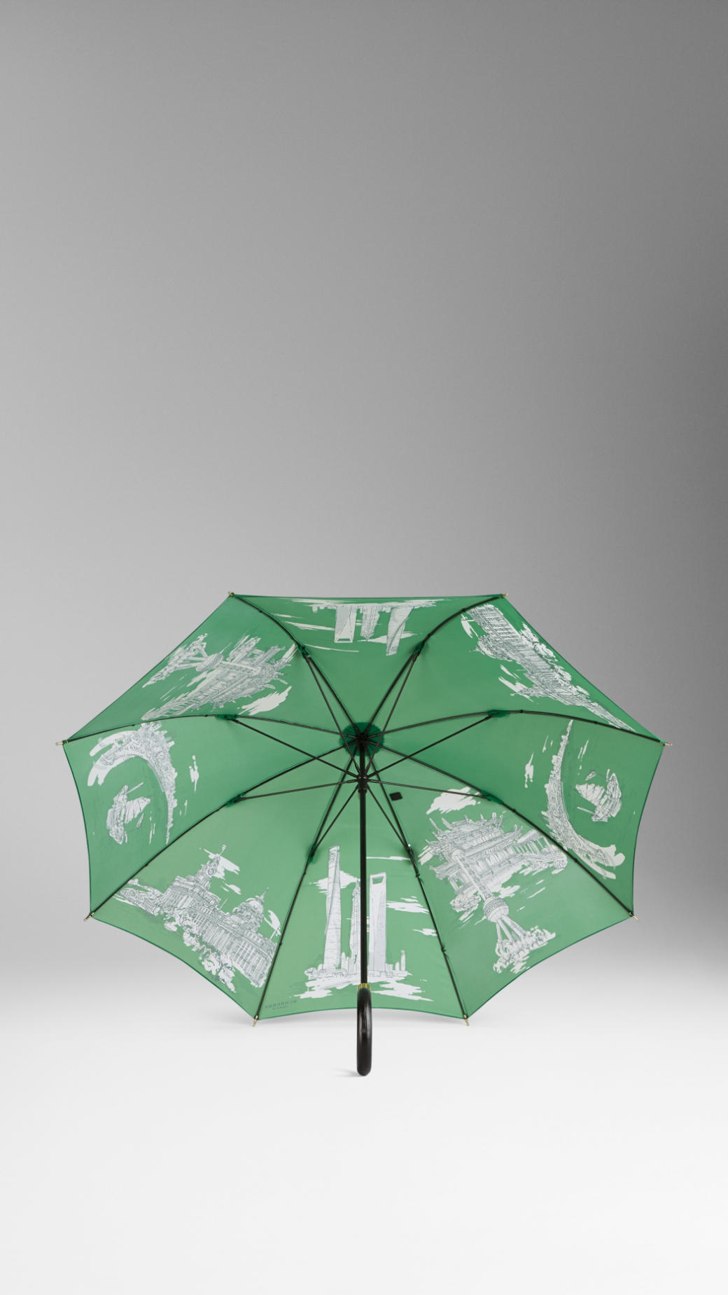 burberry umbrella green