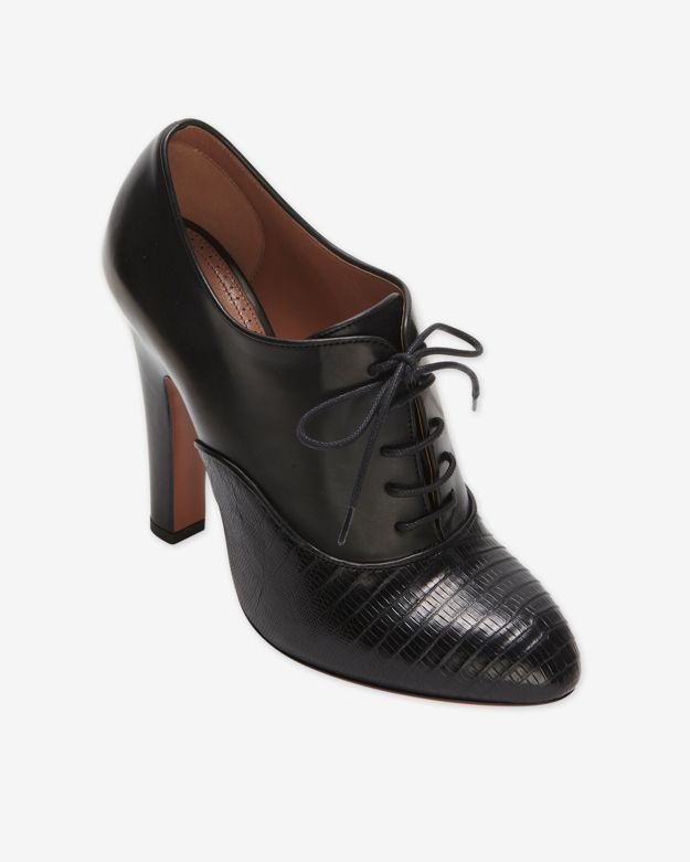 lace up oxford pumps