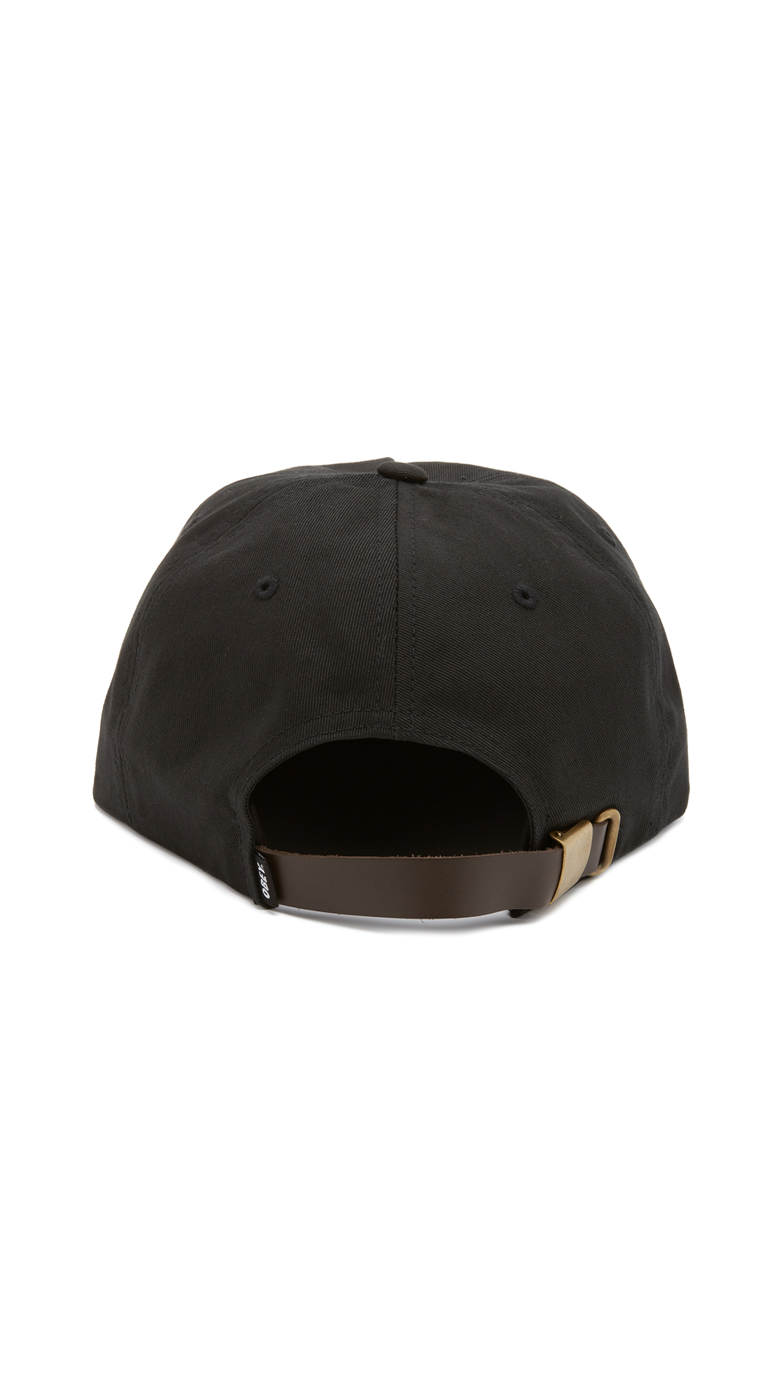 obey leather strap hat