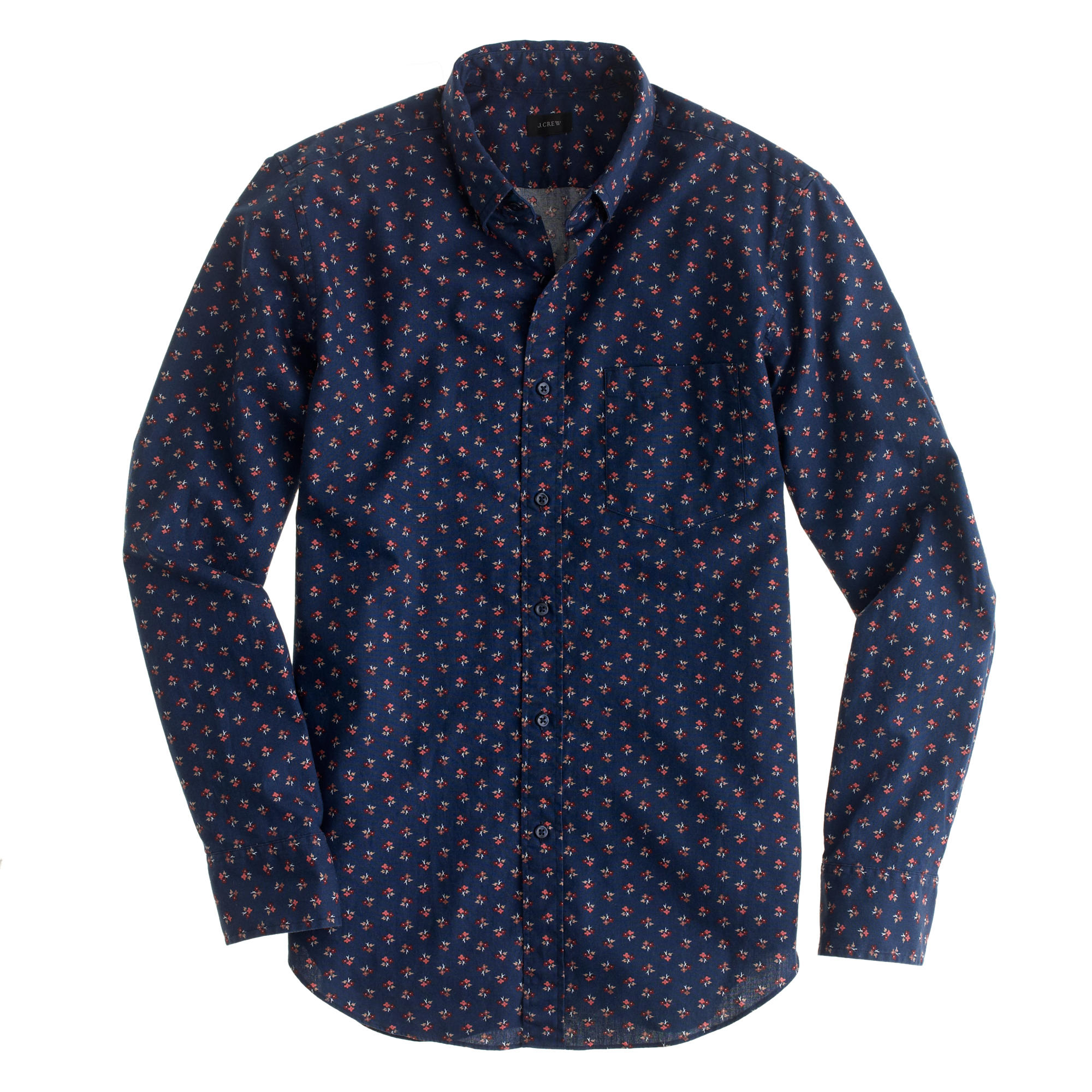 Secret Wash Shirt In Navy Floral in Blue for Men Lyst