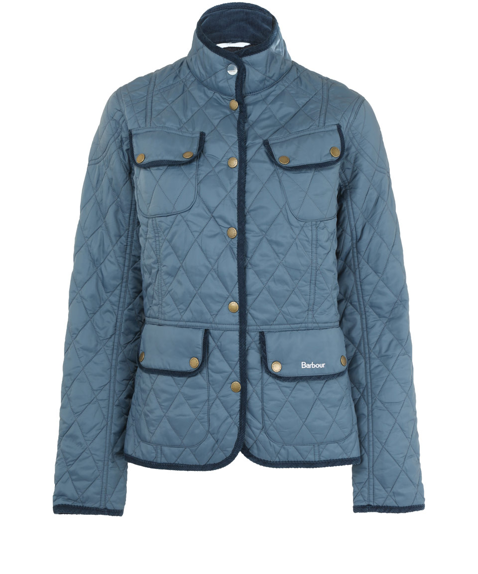 Lyst - Barbour Light Blue Spectrum Pantone Quilted Jacket in Blue