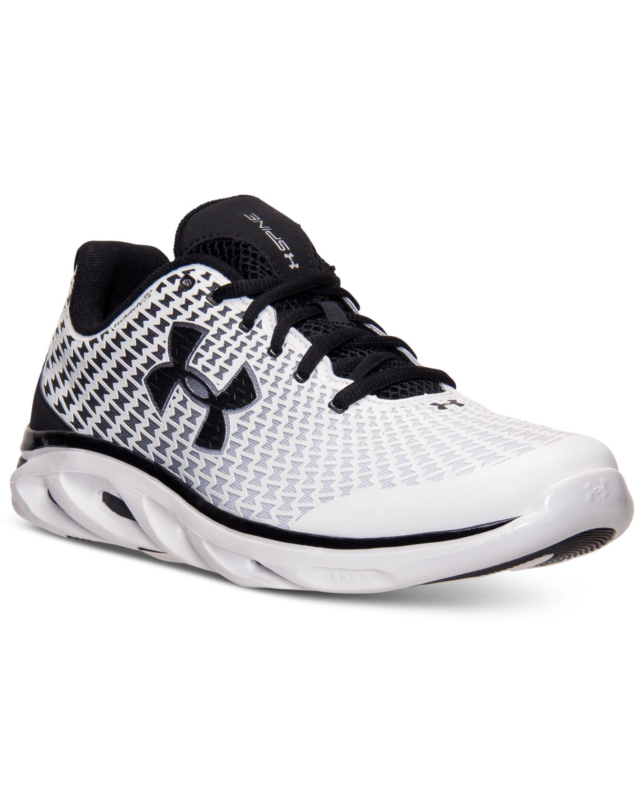 Under Armour Men'S Spine Clutchfit Running Sneakers From Finish Line in  Black for Men | Lyst