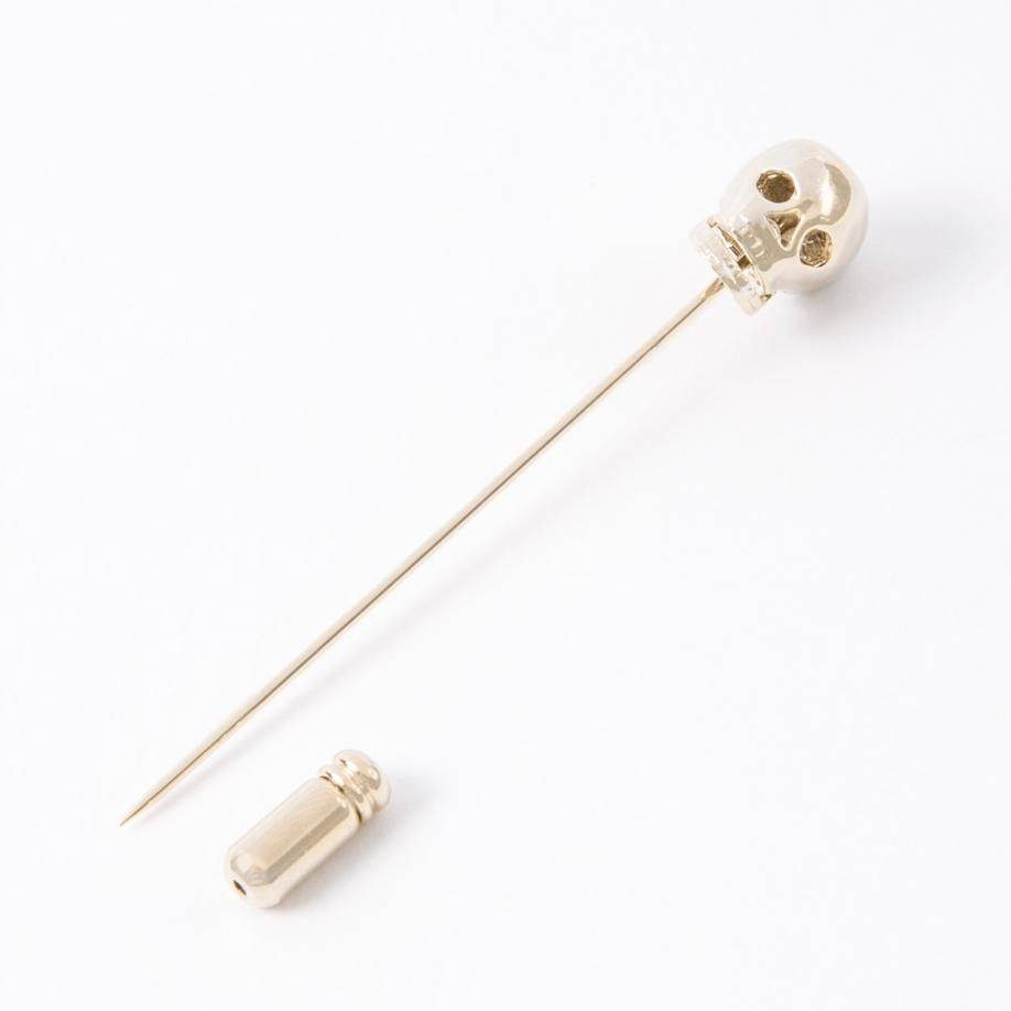 Paul Smith Men's Gold Moving Jaw Skull Lapel Pin in Metallic for Men - Lyst