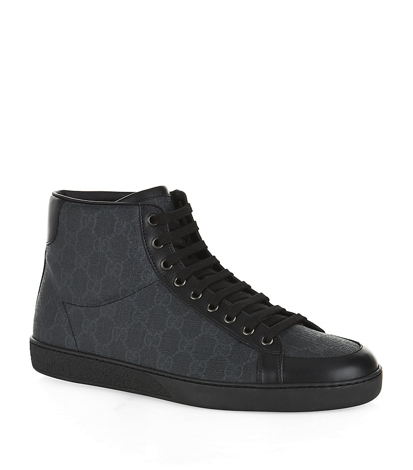 Gucci Canvas Brooklyn Gg High-top Sneaker in Blue for Men | Lyst Canada