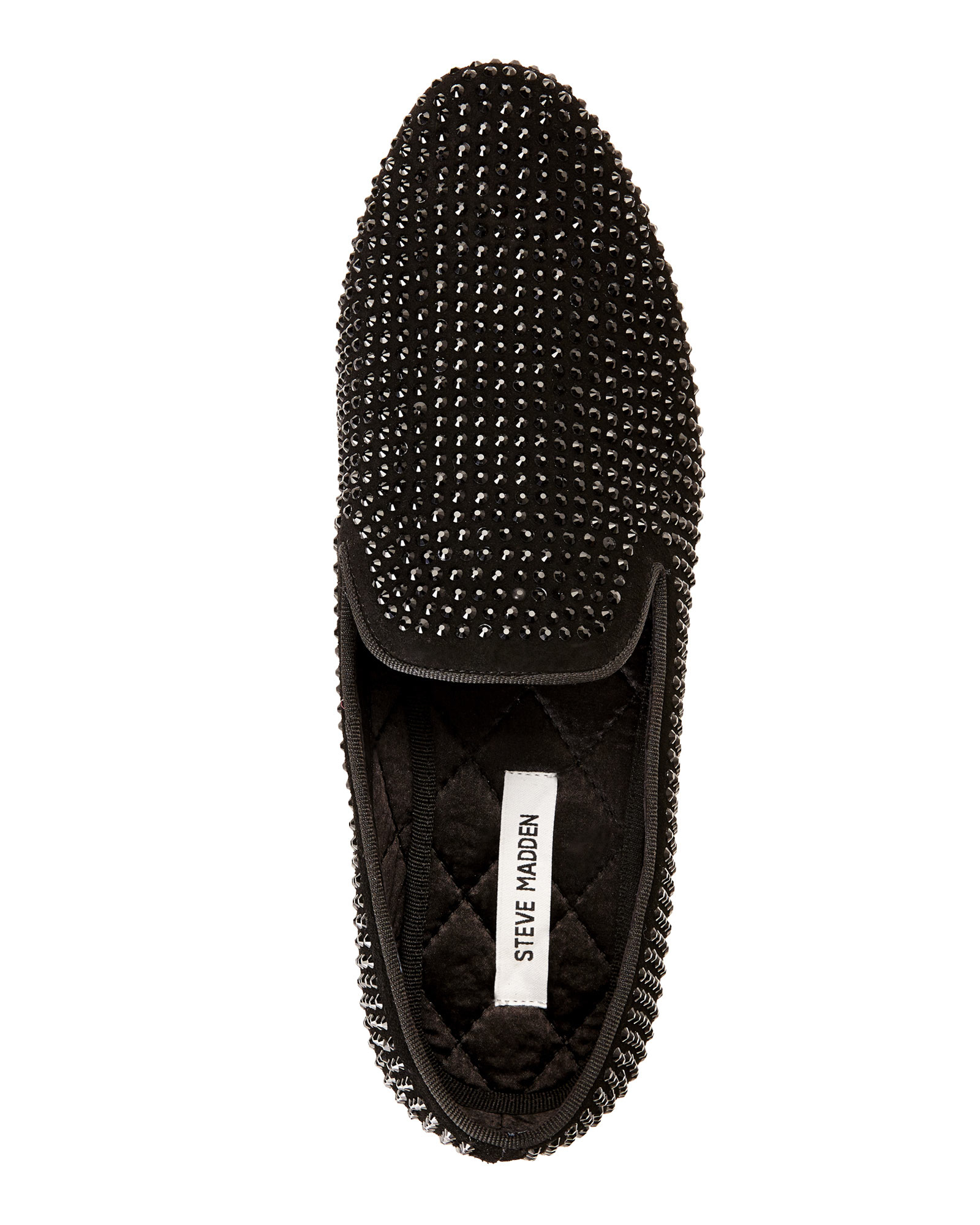 Steve Madden Black Caviarr Smoking Loafers for Men - Lyst