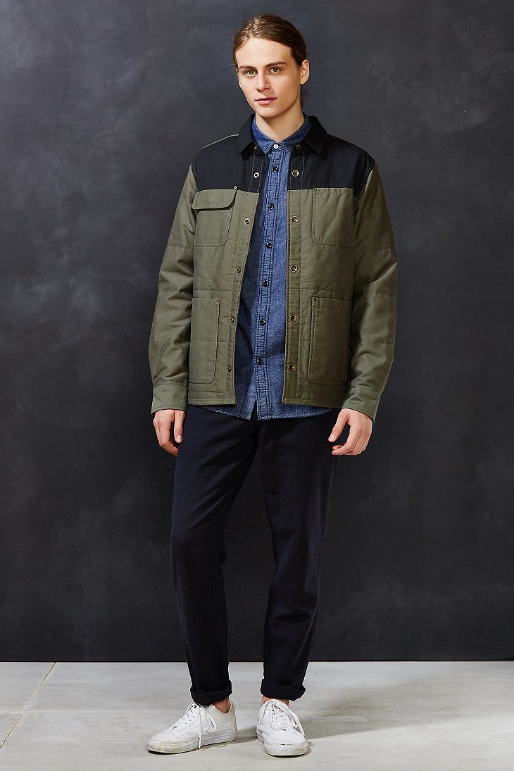 vans army green jacket