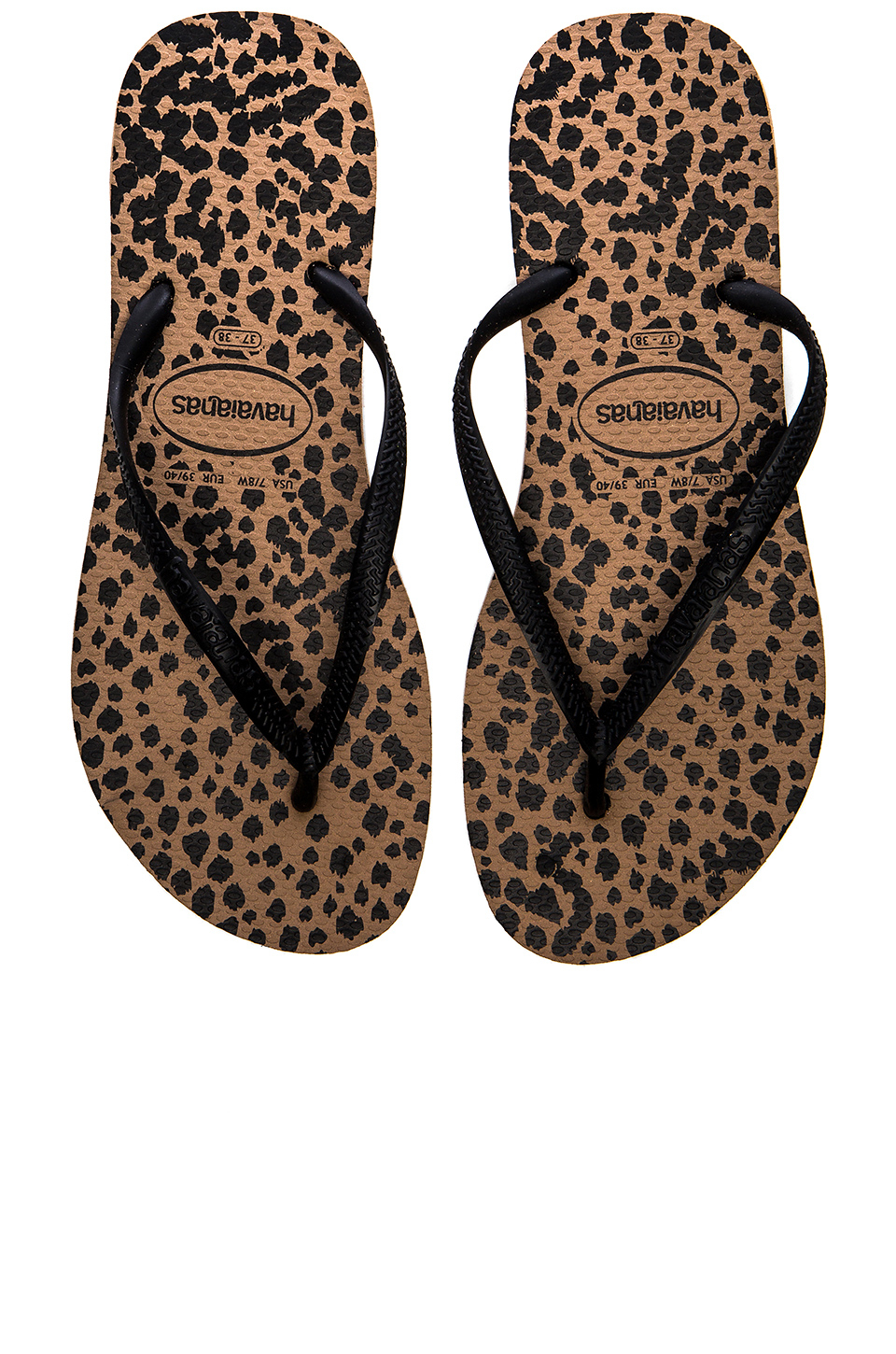 havaianas slim animal flip flops