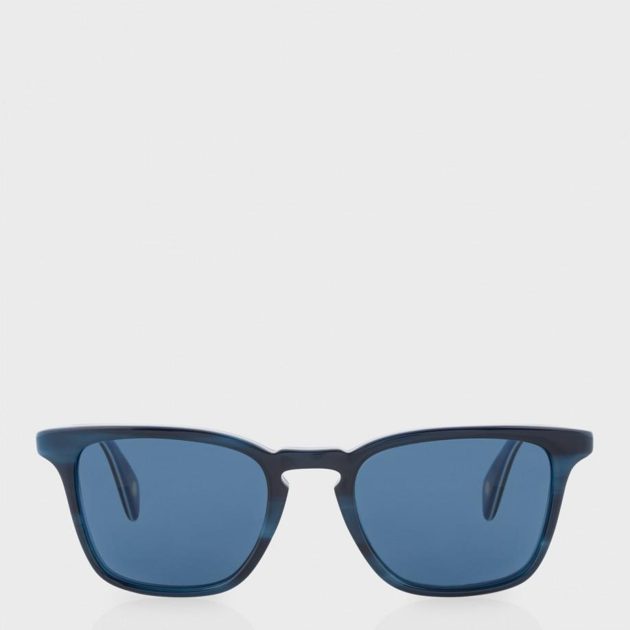 Paul Smith Navy Horn And Blue 'shawbury' Sunglasses - Lyst