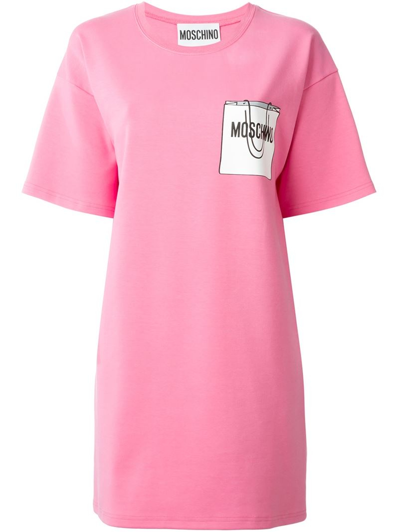 moschino pink t shirt