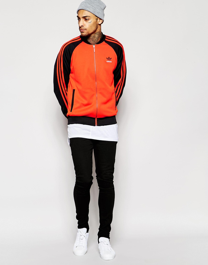 Esperar crear Nuestra compañía adidas Originals Superstar Track Jacket Aj7002 in Orange for Men | Lyst