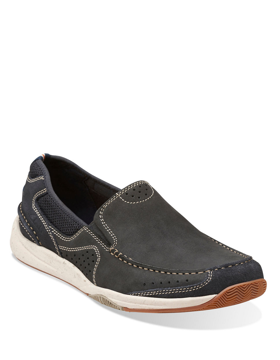 blue loafers for lyst clarks allston free nubuck leather loafers in blue blue loafers for lyst clarks allston free nubuck leather loafers in blue