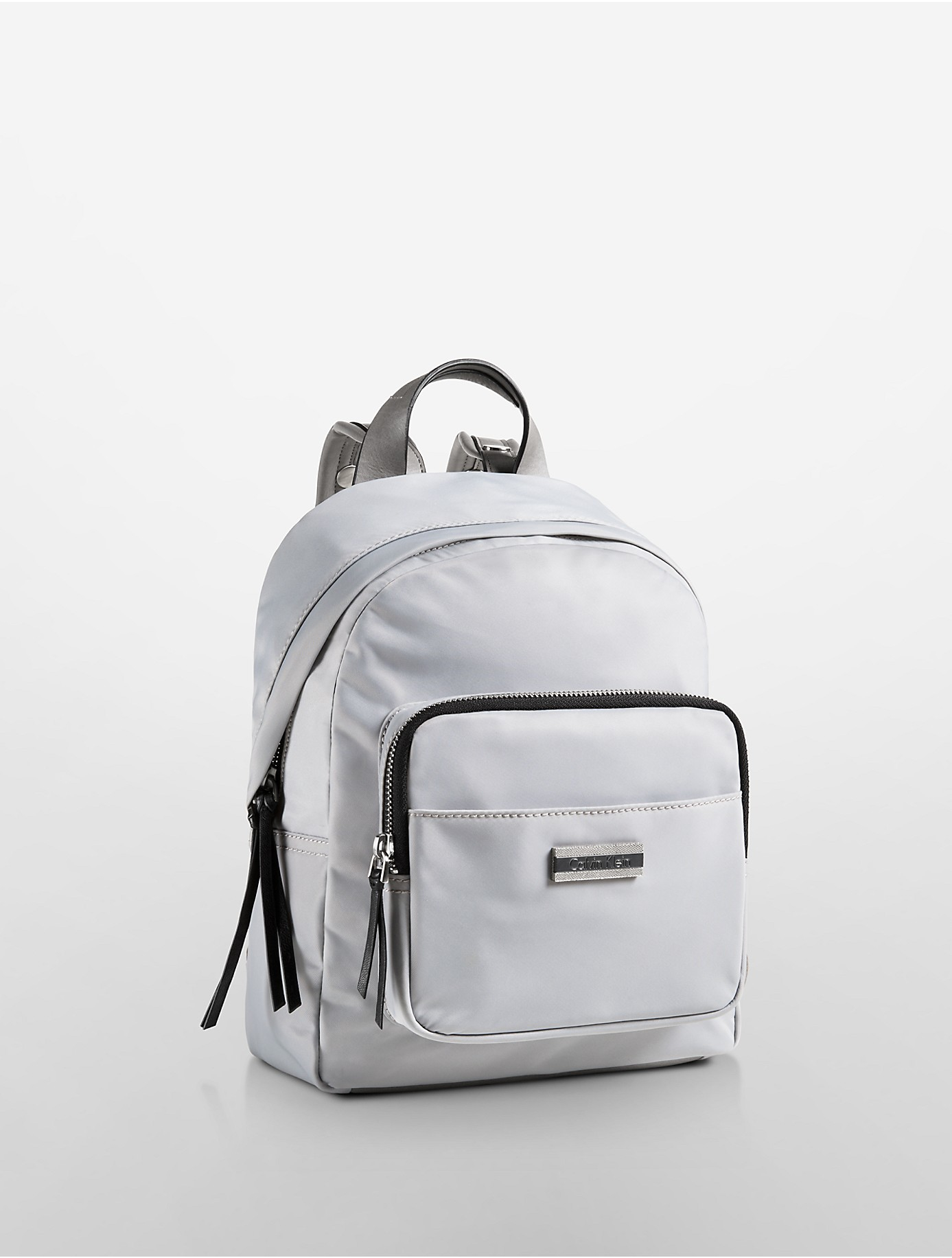 Calvin Klein Jeans Miranda Nylon Nirvana Backpack in Gray Lyst