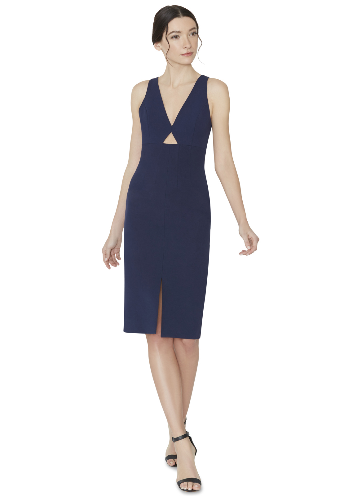 alice and olivia navy dress
