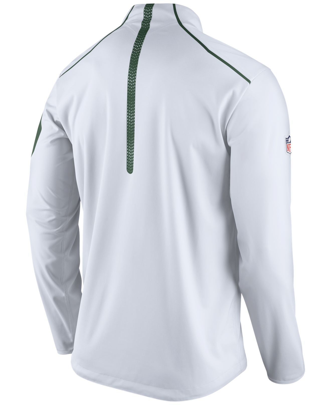 Nike Men's Green Bay Packers Alpha Fly Rush Quarter-zip Jacket in White for  Men | Lyst