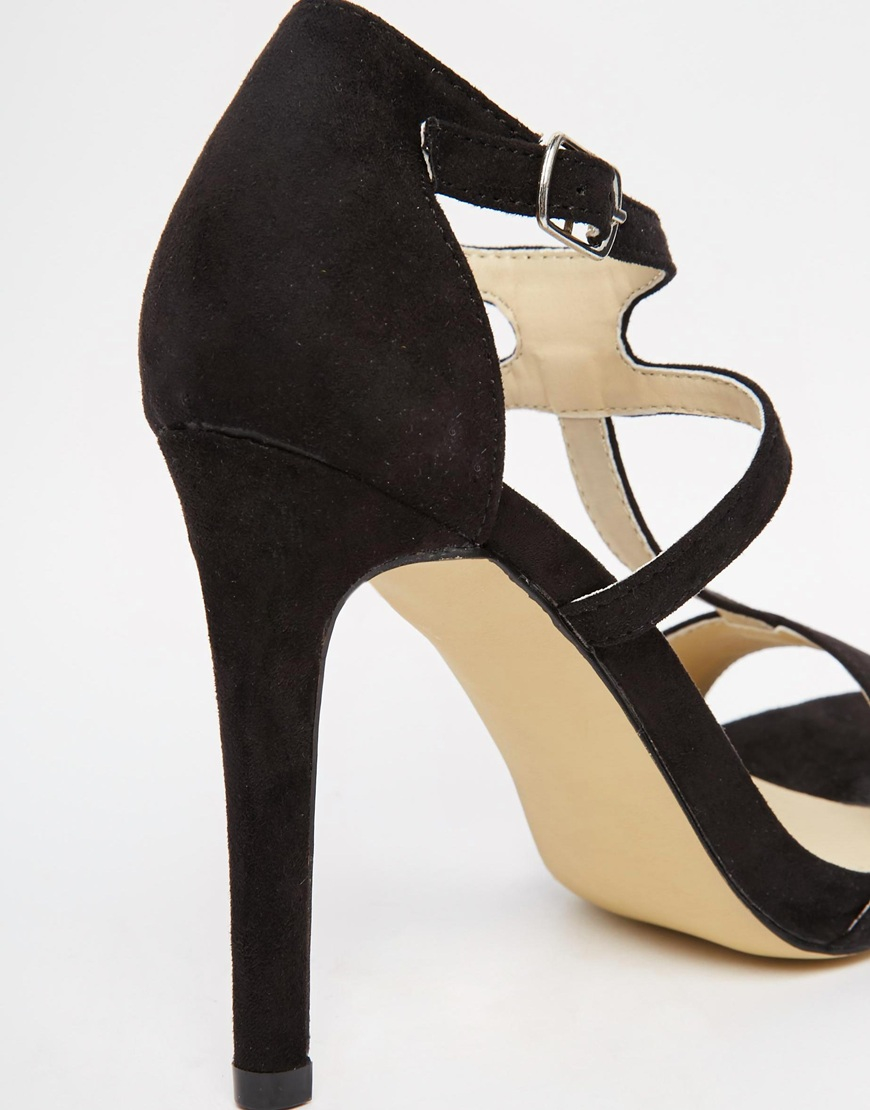black suede t bar heels