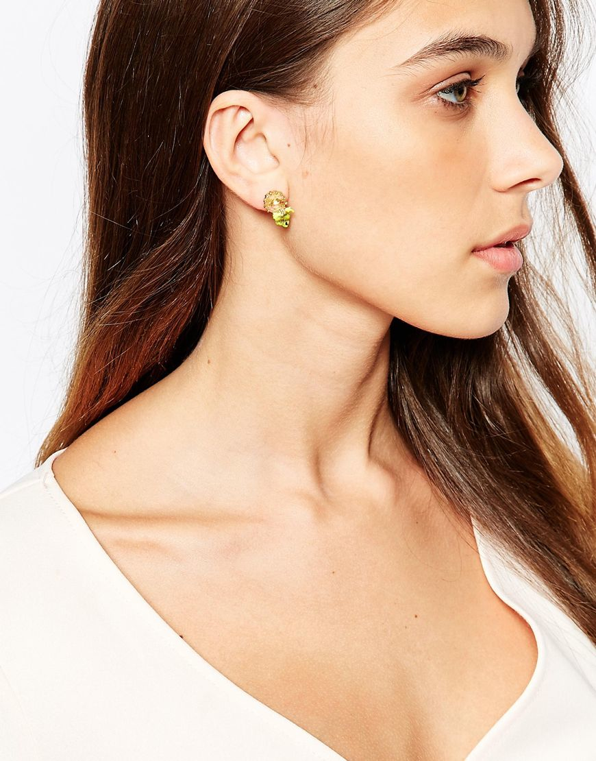 Lyst Les Nereides Erfly Jewel Earrings Gallery