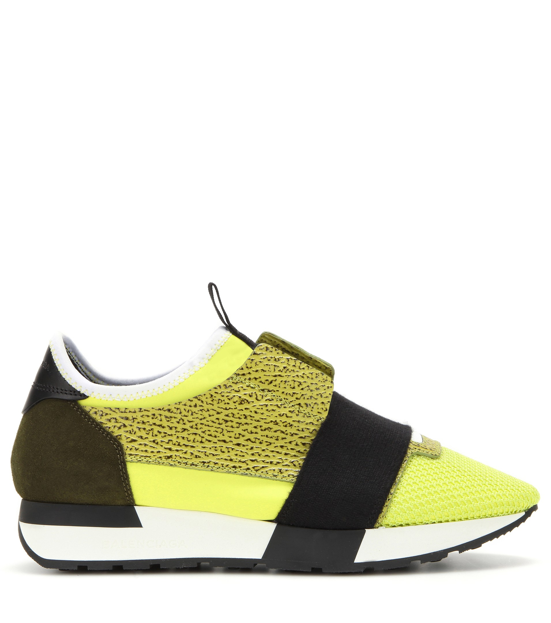 Balenciaga Runner Race Sneakers in j/j/j/nr/vk/nr/bl/nr (Yellow) - Lyst
