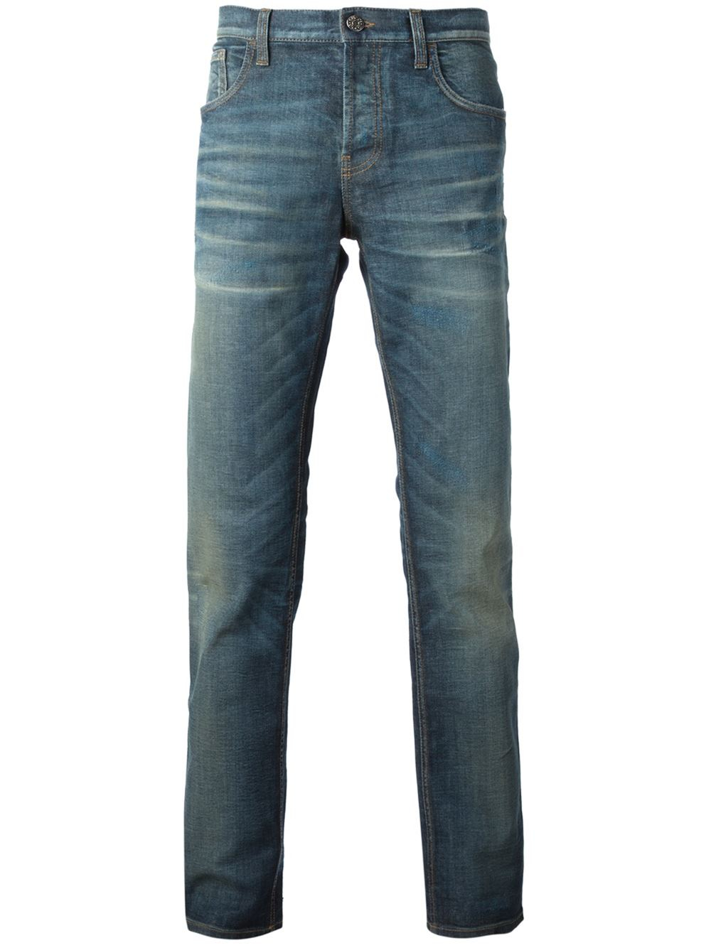 Lyst - Gucci Straight Leg Jeans in Blue for Men