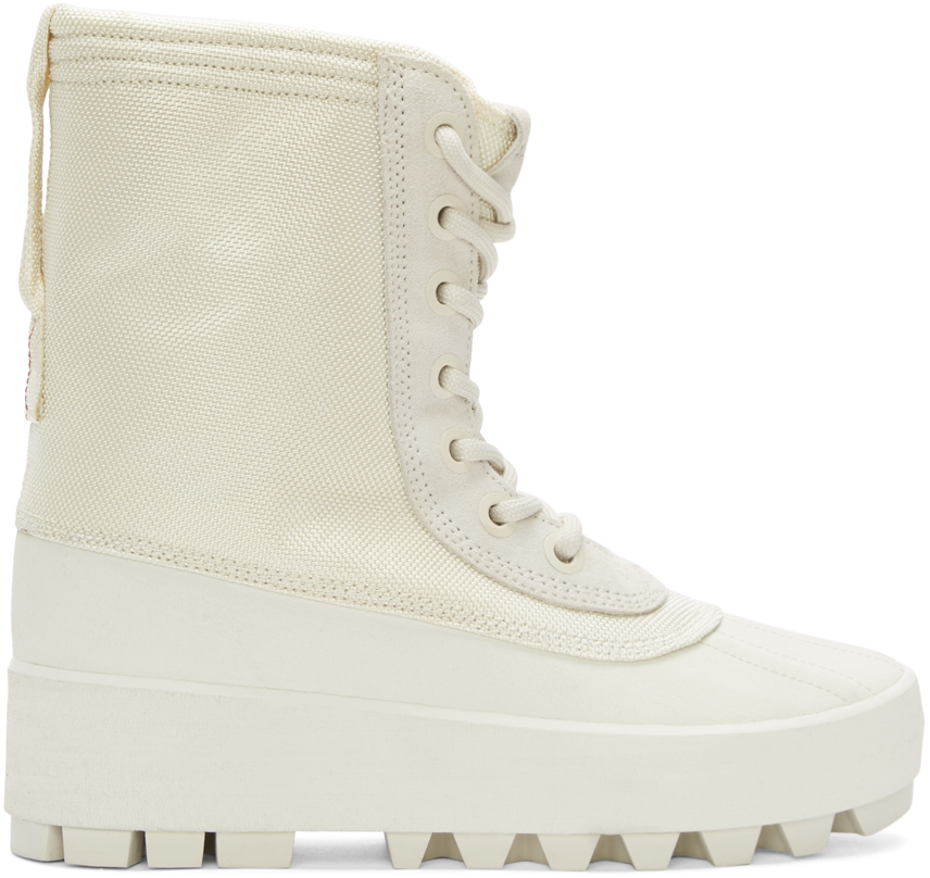 all white yeezy boots