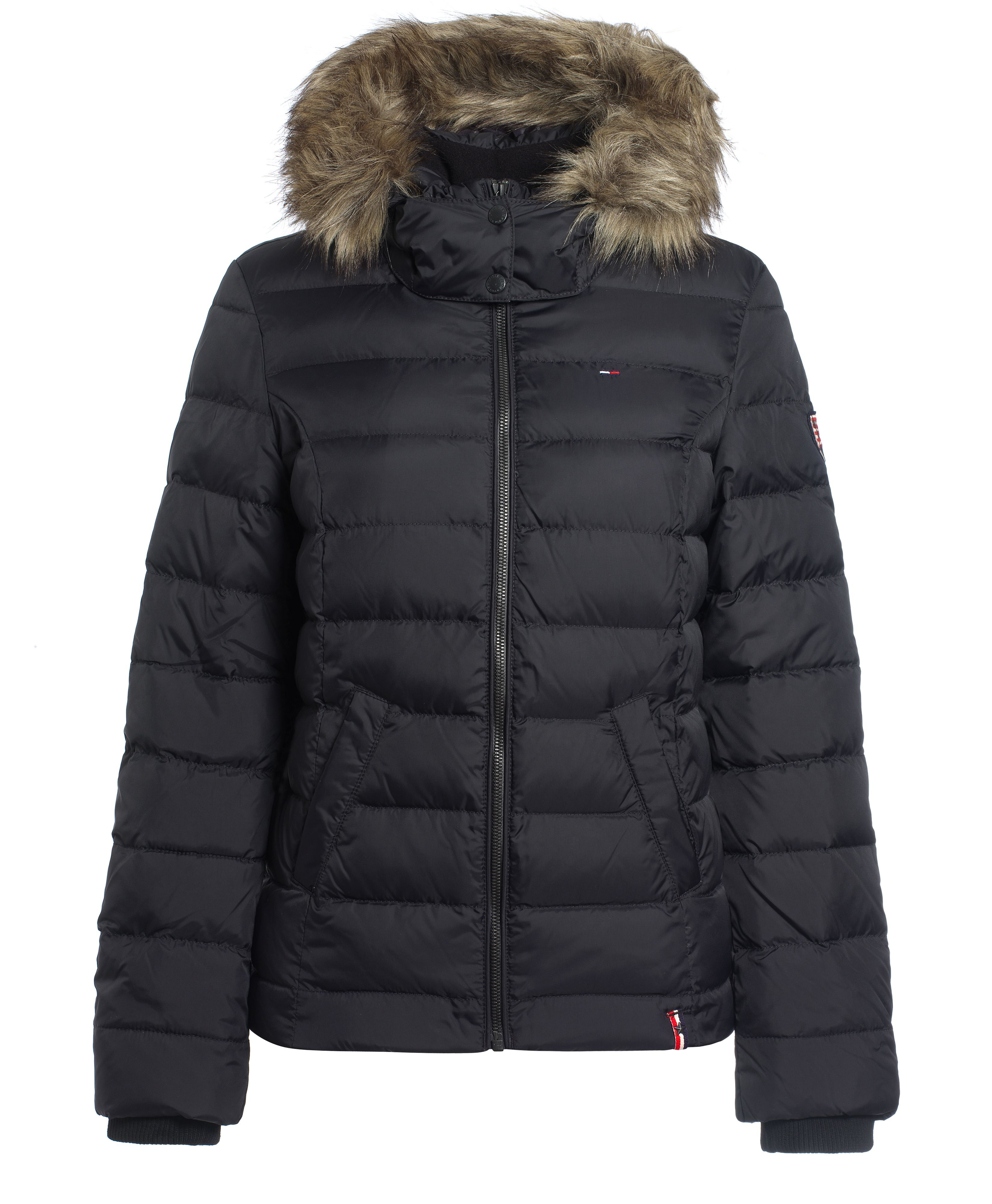 hilfiger martina bomber jacket in black lyst hilfiger martina bomber jacket in black lyst