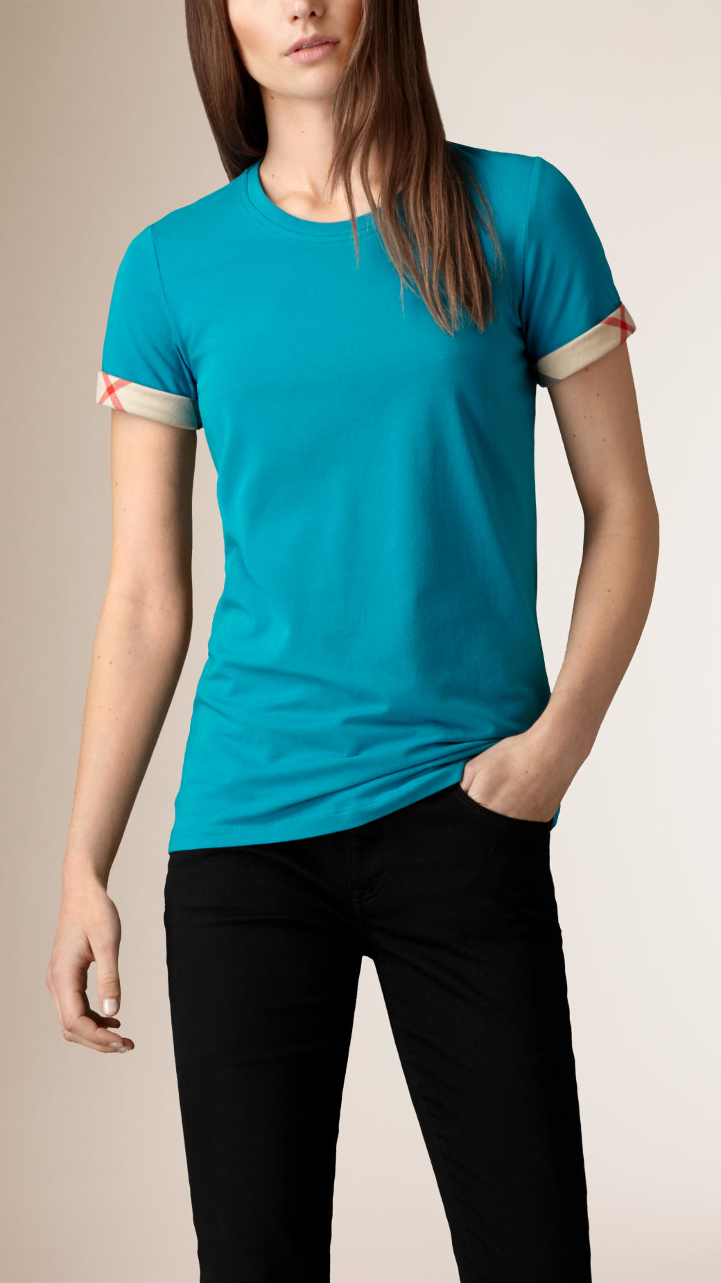 burberry shirt womens blue